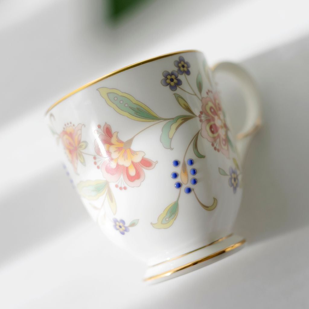 Cốc (ly) uống nước, cà phê dung tích 320ml sứ xương | Noritake Primrose 4909L - T50755A