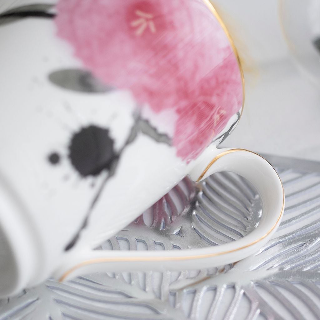 Cốc (ly) uống nước, cà phê dung tích 295ml sứ xương | Noritake Yae 4968L - T97280