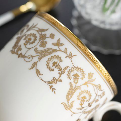  Cốc (ly) uống nước, cà phê dung tích 320ml sứ xương | Noritake Summit Gold 4912L - T50755A 
