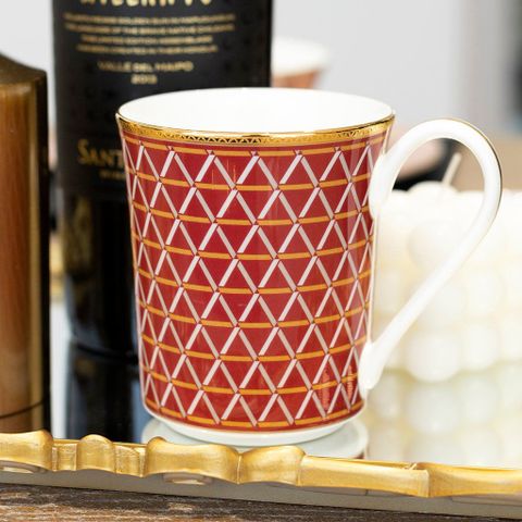  Cốc (ly) uống nước, cà phê dung tích 395ml sứ xương | Noritake Crochet 4966L - T93656 