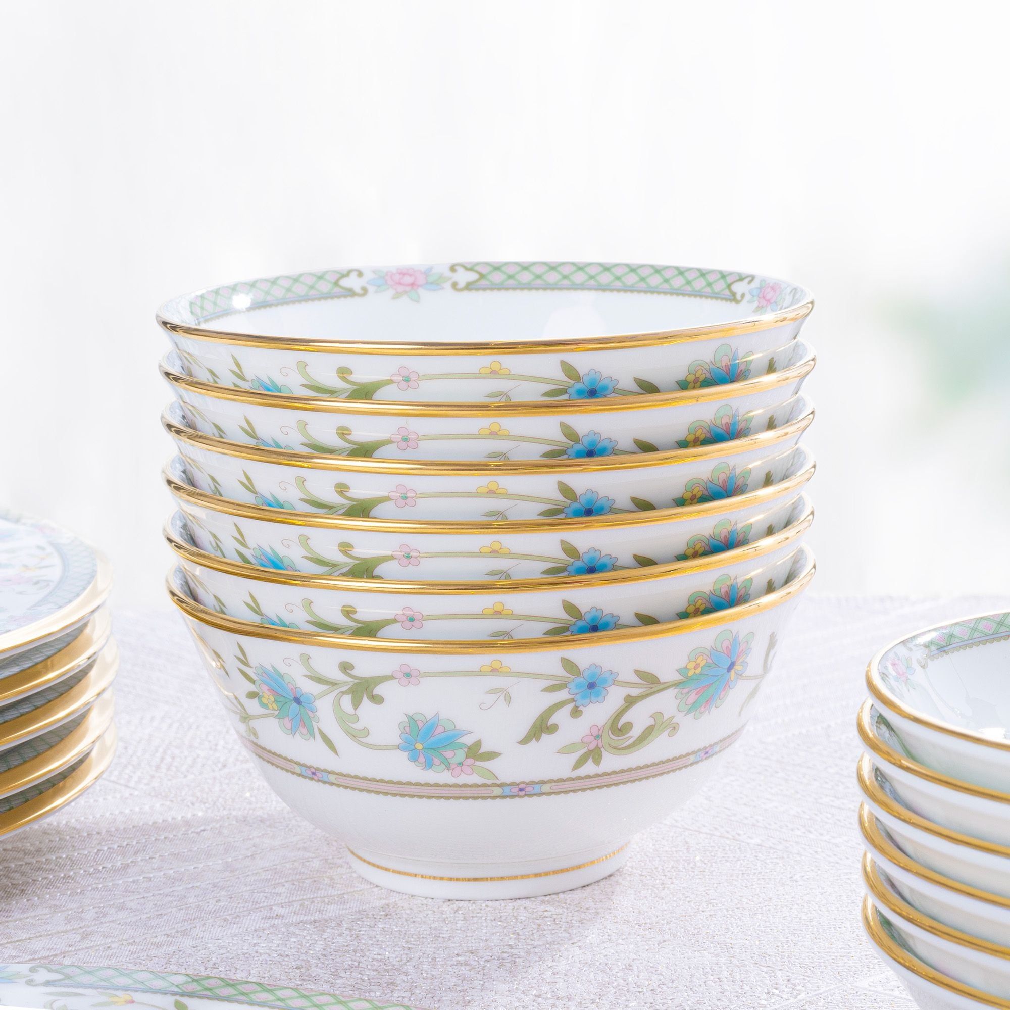 Bát cơm (chén cơm) 11,5cm dung tích 280ml sứ xương Nhật Bản | Noritake Yoshino 9983J - 50182