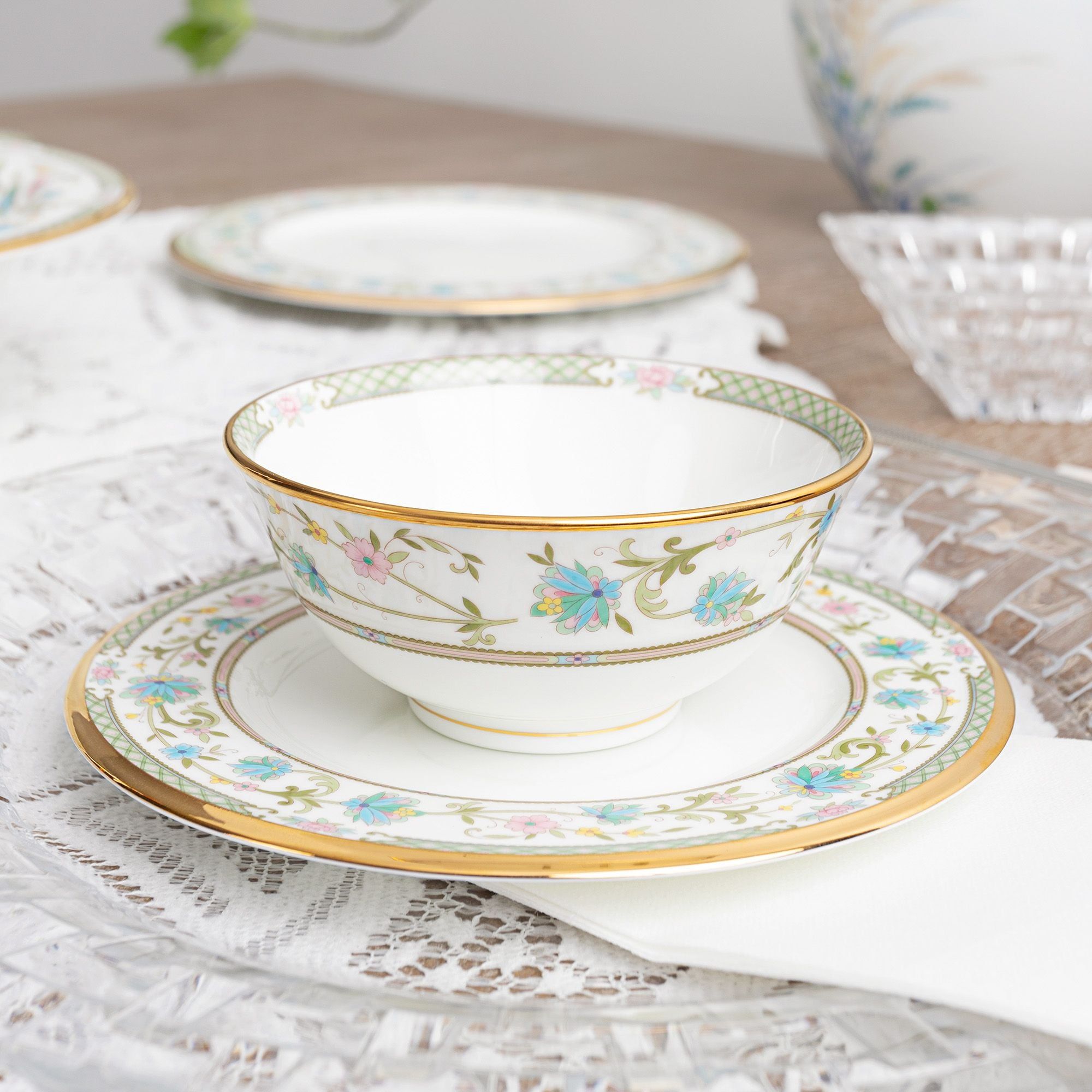 Bát cơm (chén cơm) 11,5cm dung tích 280ml sứ xương Nhật Bản | Noritake Yoshino 9983J - 50182