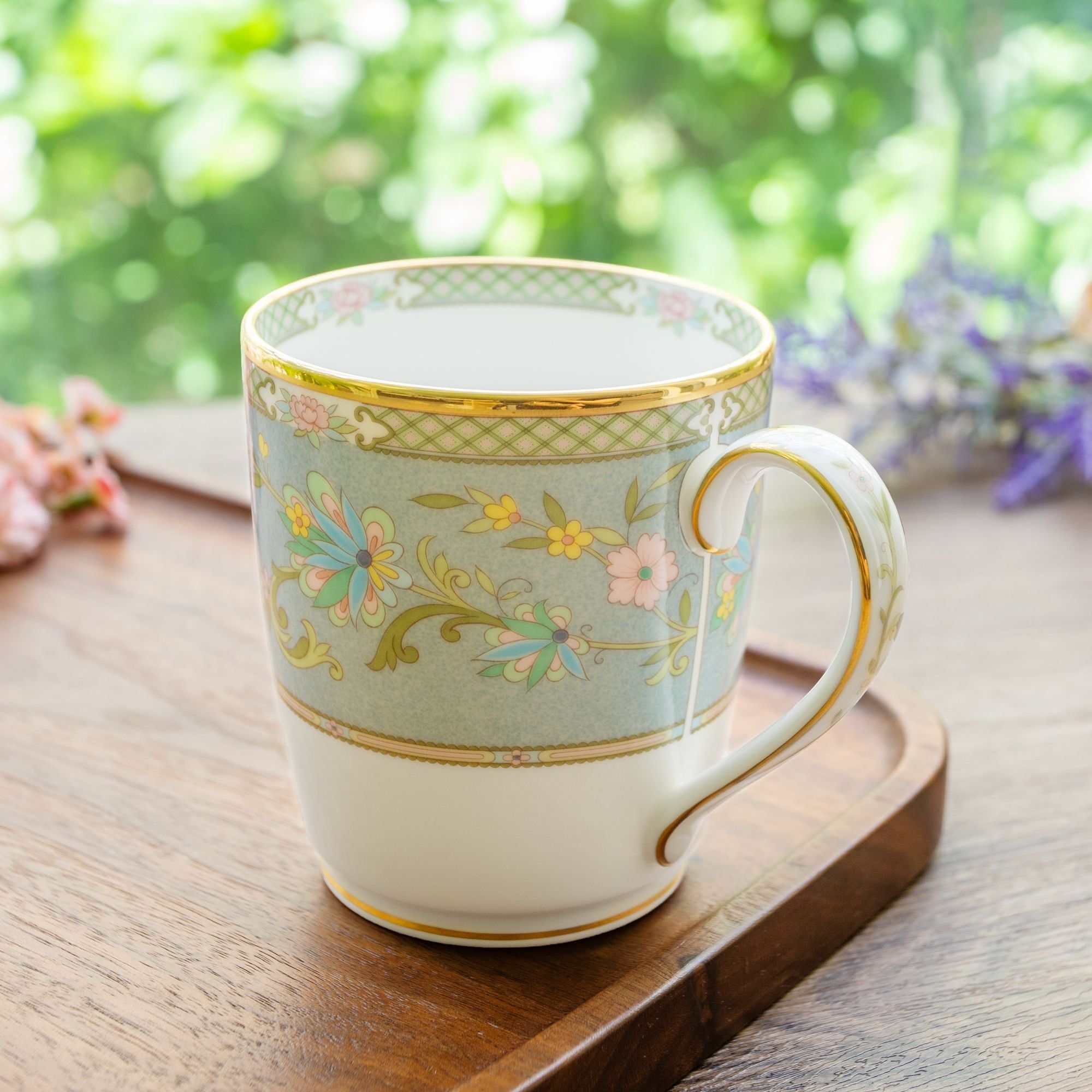 Cốc (ly) uống nước, cà phê dung tích 285ml sứ xương Nhật Bản | Yoshino 9983-6J - T59880