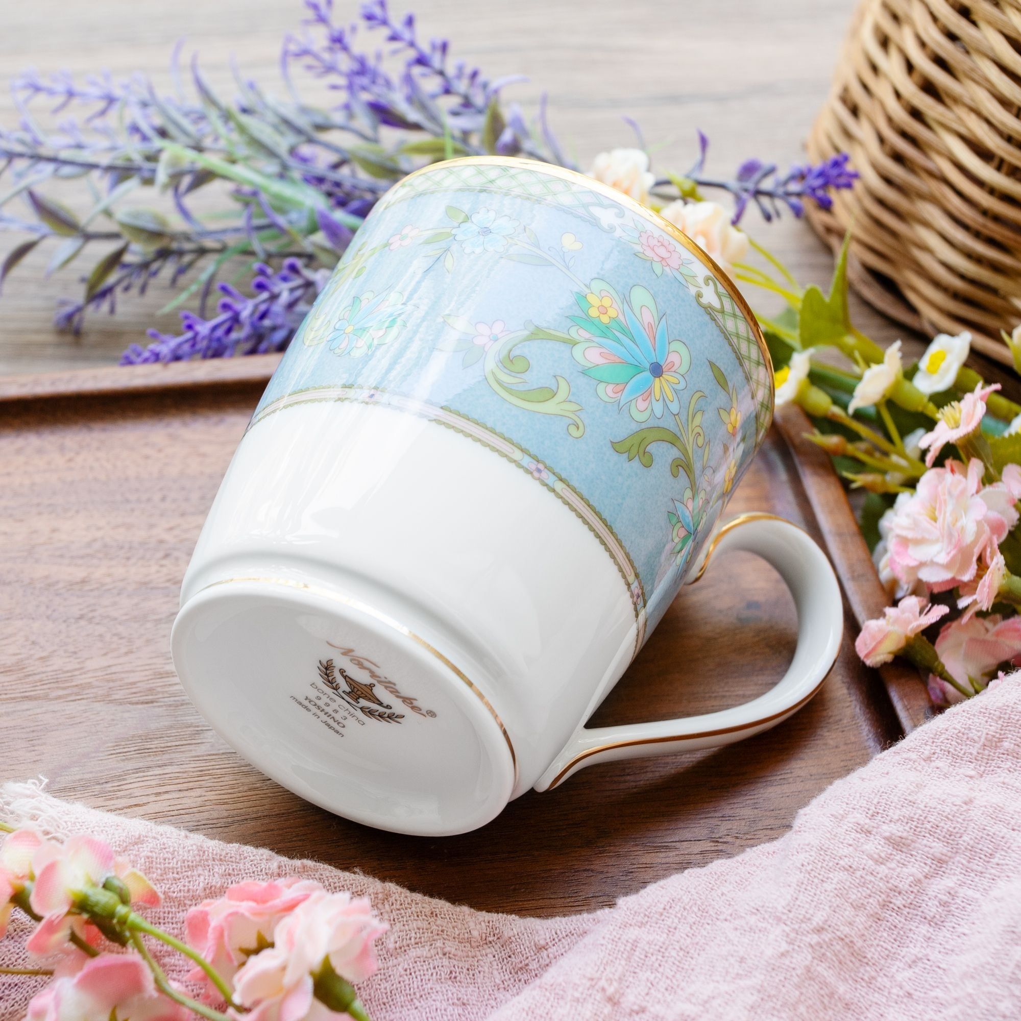 Cốc (ly) uống nước, cà phê dung tích 285ml sứ xương Nhật Bản | Yoshino 9983-6J - T59880