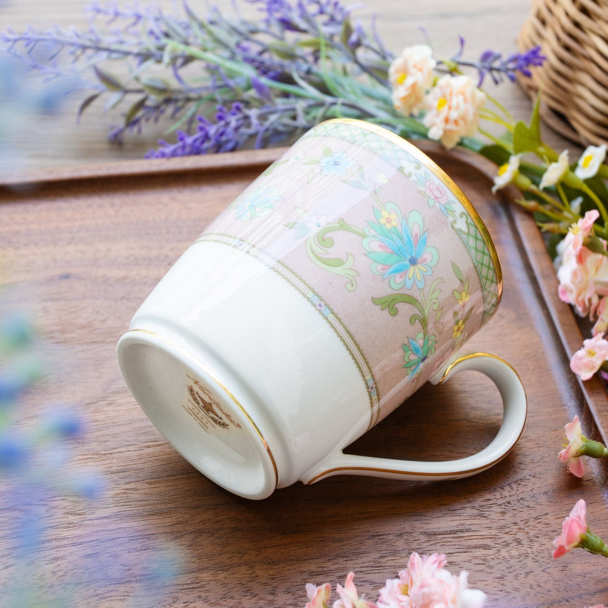 Cốc (ly) uống nước, cà phê dung tích 285ml sứ xương Nhật Bản | Yoshino 9983-7J - T59880