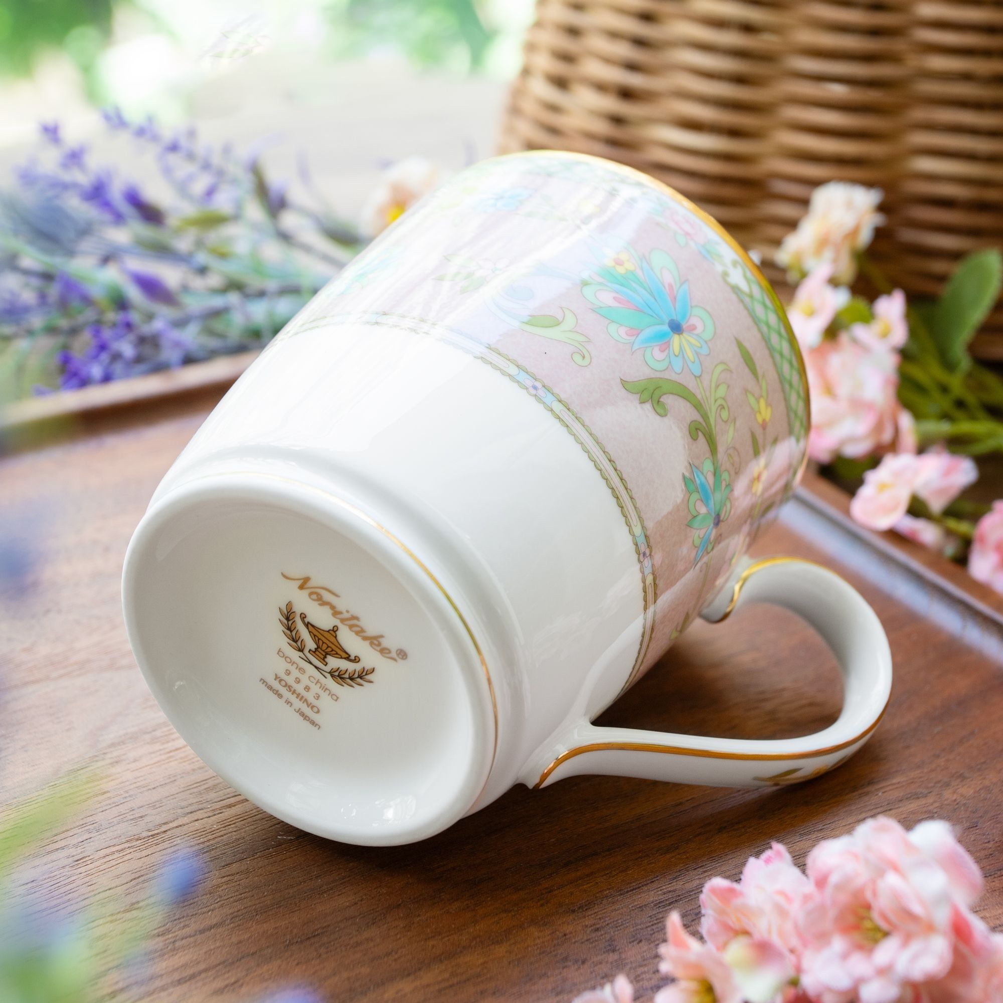 Cốc (ly) uống nước, cà phê dung tích 285ml sứ xương Nhật Bản | Yoshino 9983-7J - T59880