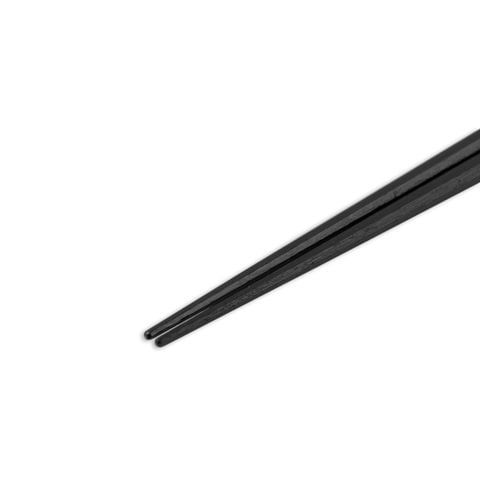 Bộ 01 đôi đũa gỗ Nhật Octagon sơn mài đen chỉ vàng kèm hộp | Hyozaemon Chopstick 1115 - AK-027HG1