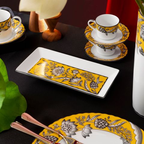  Bộ ấm chén uống trà nhỏ (ấm 630ml, chén 100ml) 13 món sứ trắng | Noritake Chelsea Estate 1779L - T014S 