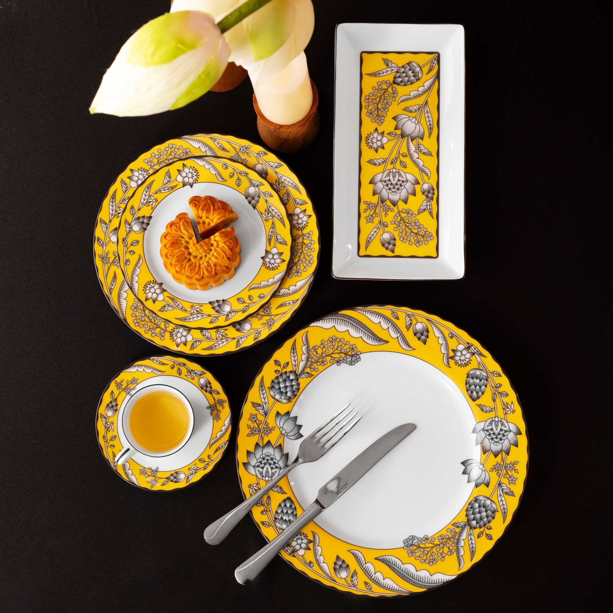 Đĩa tròn cỡ nhỏ đường kính 16,3cm sứ trắng | Noritake Chelsea Estate 1779L - 91012