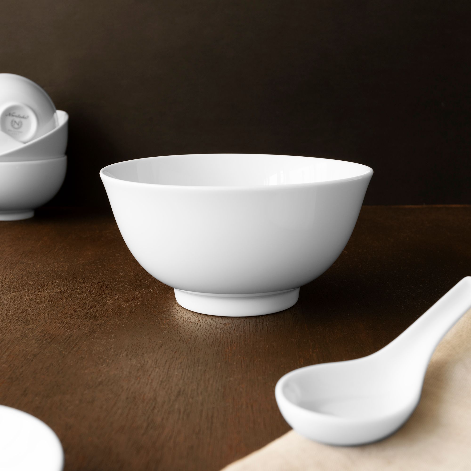 Bát mỳ (tô mỳ) đường kính 16,2cm dung tích 850ml sứ trắng | Noritake Art Stage 4257L - 91895