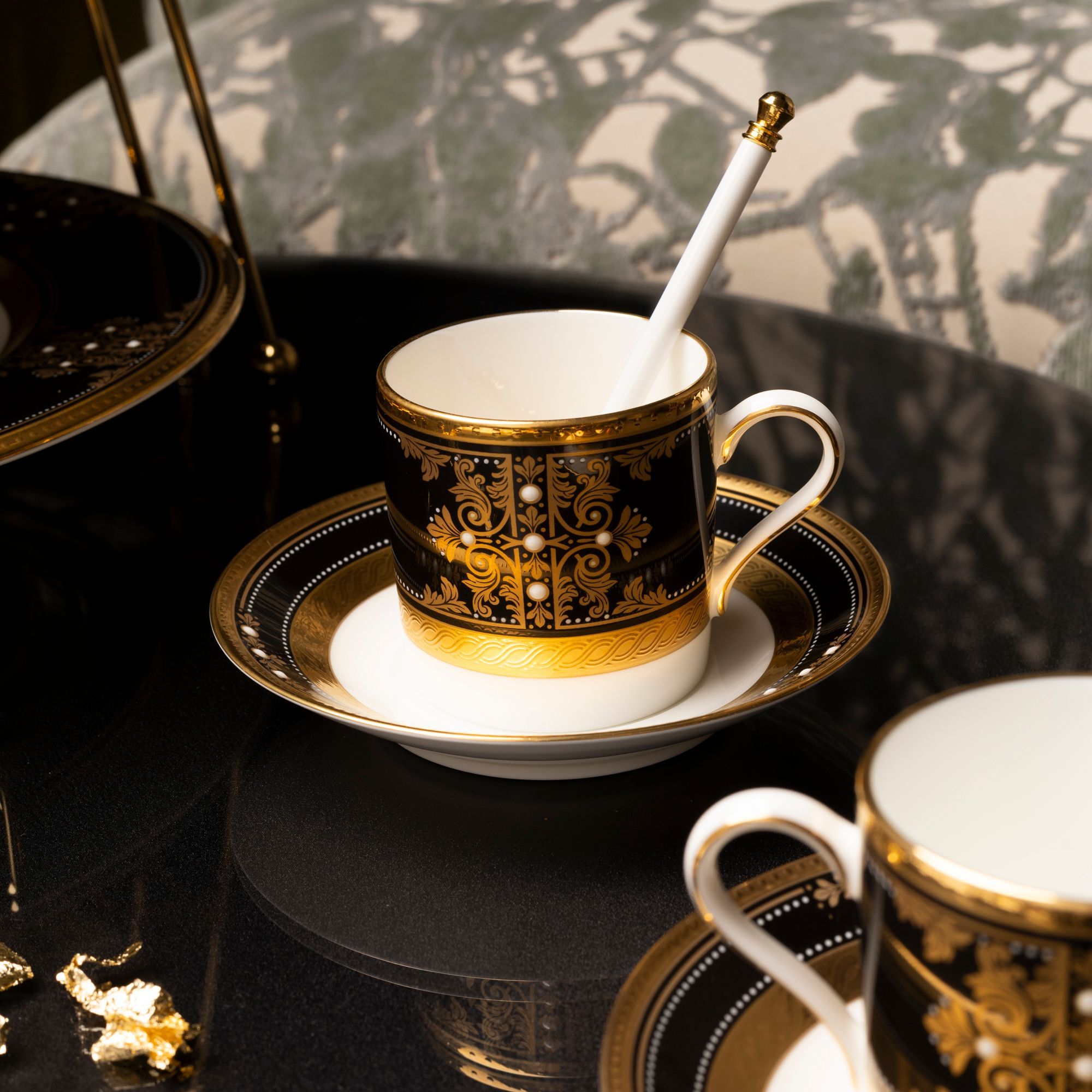 Bộ ấm chén trà nhỏ (ấm 880ml, chén 125ml) 13 món sứ xương Nhật Bản | Noritake Evening Majesty 4818J - T014S