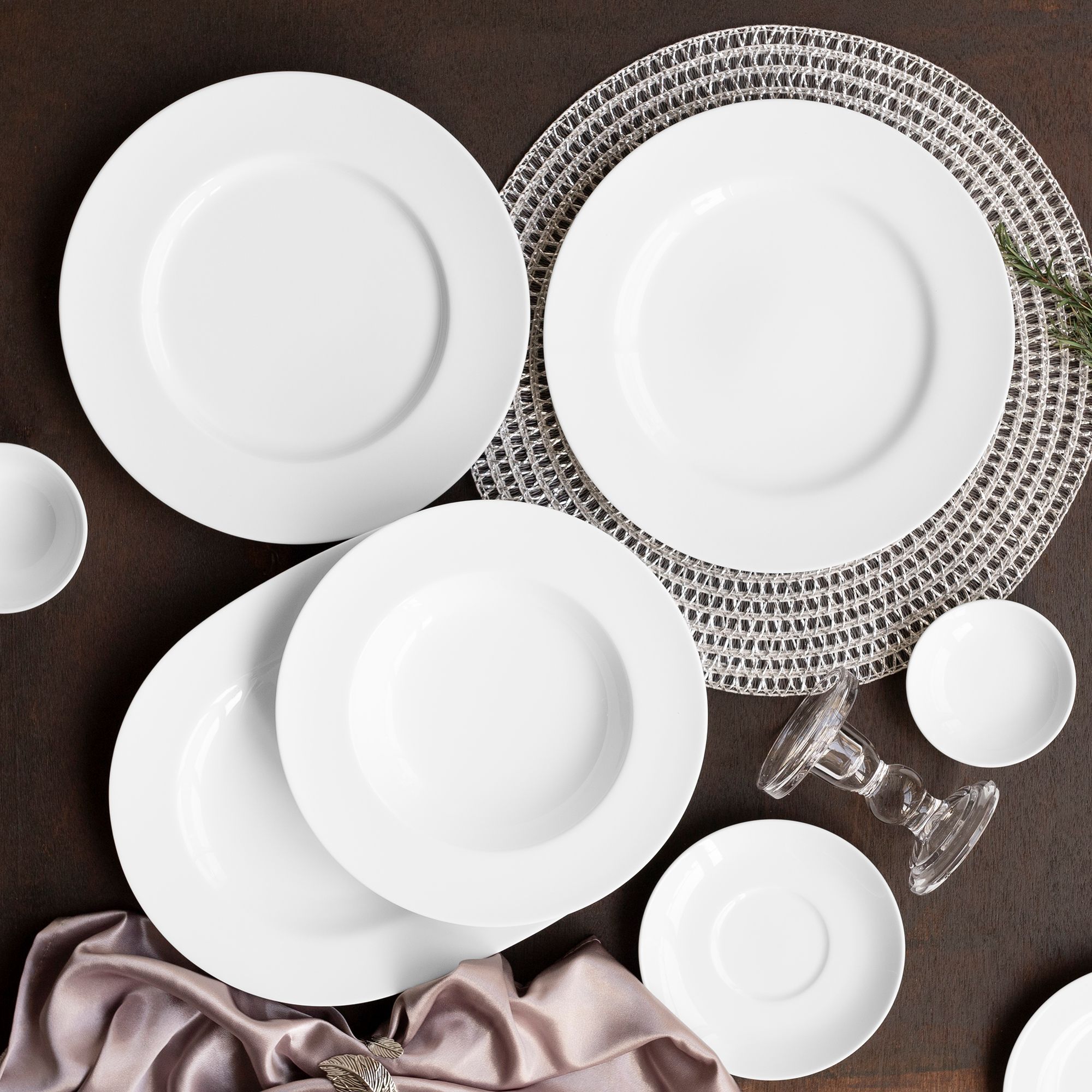 Đĩa tròn 9,8cm đựng nước chấm, gia vị sứ trắng | Noritake Art Stage 4257L - 91419