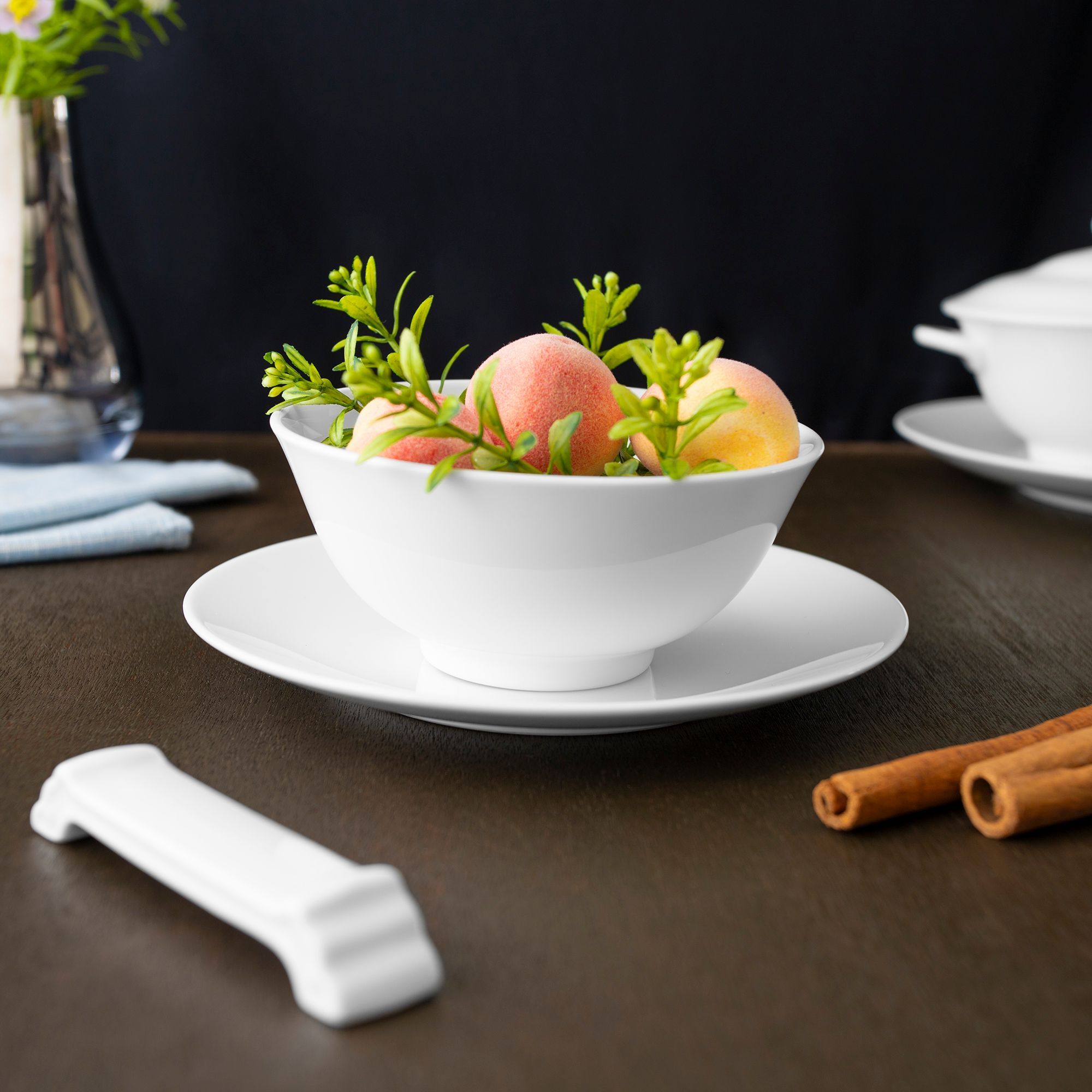 Bát cơm (chén cơm) 12,2cm dung tích 320ml sứ trắng | Noritake Art Stage 4257L - 91481