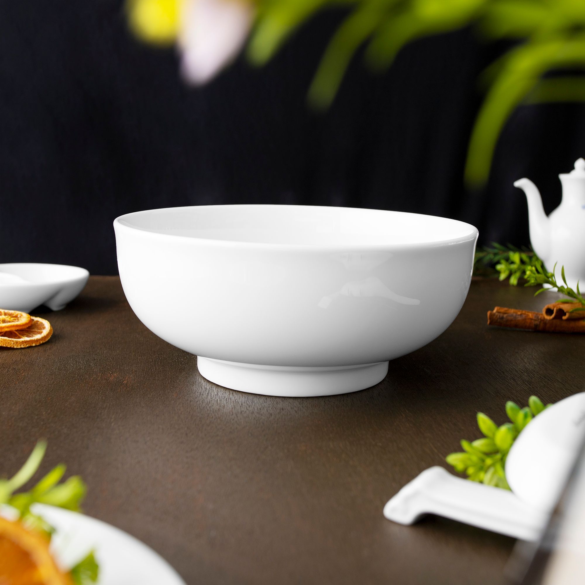 Bát mỳ (tô mỳ) đường kính 18,6cm dung tích 1.220ml sứ trắng | Noritake Art Stage 4257L - 91894