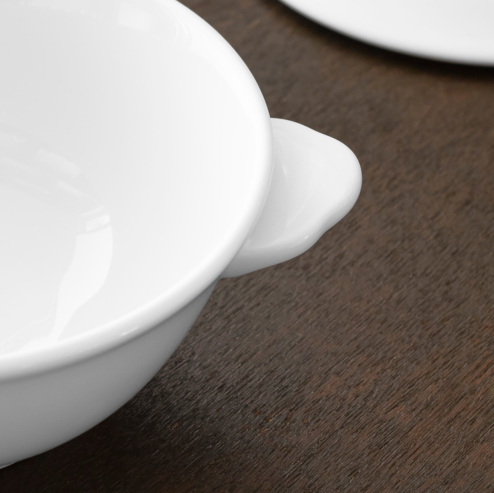 Bát (chén) dung tích 260ml ăn súp, yến có quai cầm sứ trắng | Noritake Art Stage 4257L - 91869B