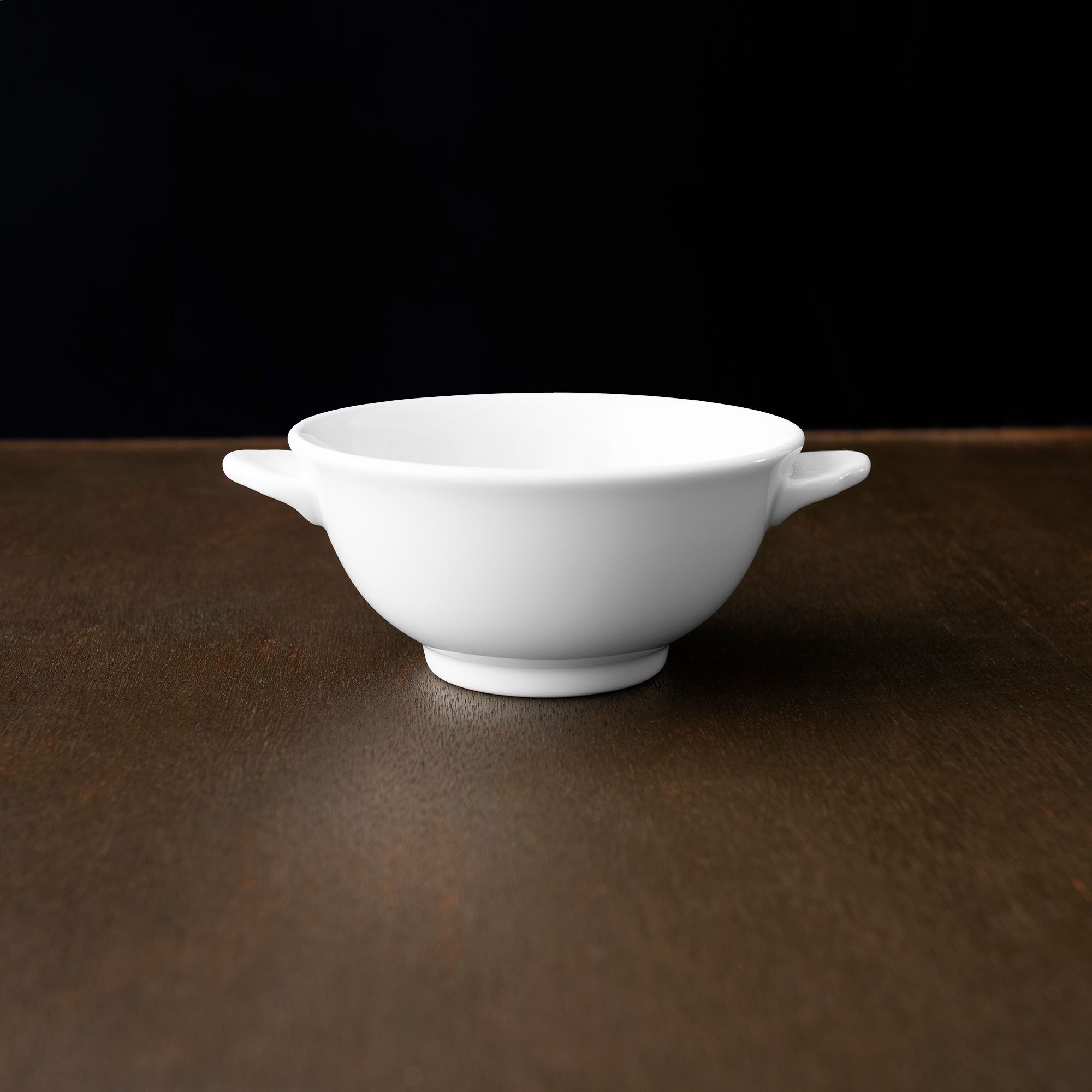 Bát (chén) dung tích 260ml ăn súp, yến có quai cầm sứ trắng | Noritake Art Stage 4257L - 91869B