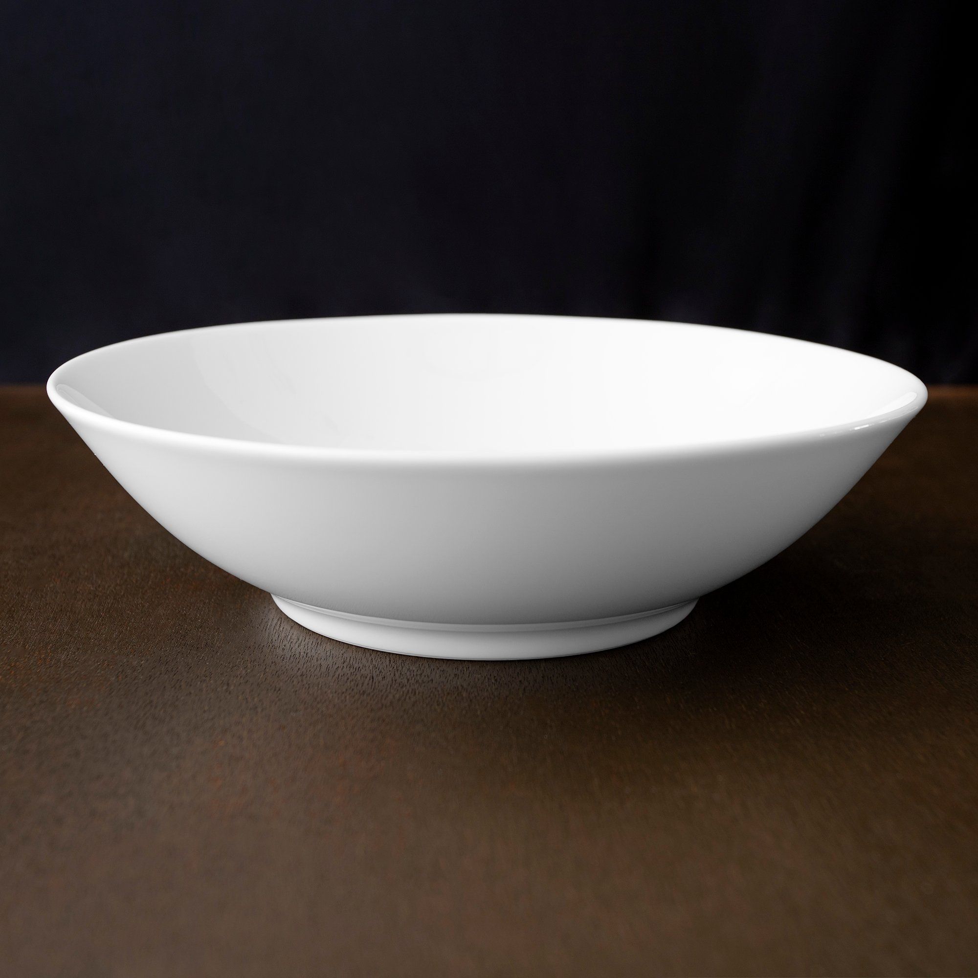 Bát canh (tô canh) dáng loe 21,1cm dung tích 1.000ml sứ trắng | Noritake Art Stage 3-336L - 91909