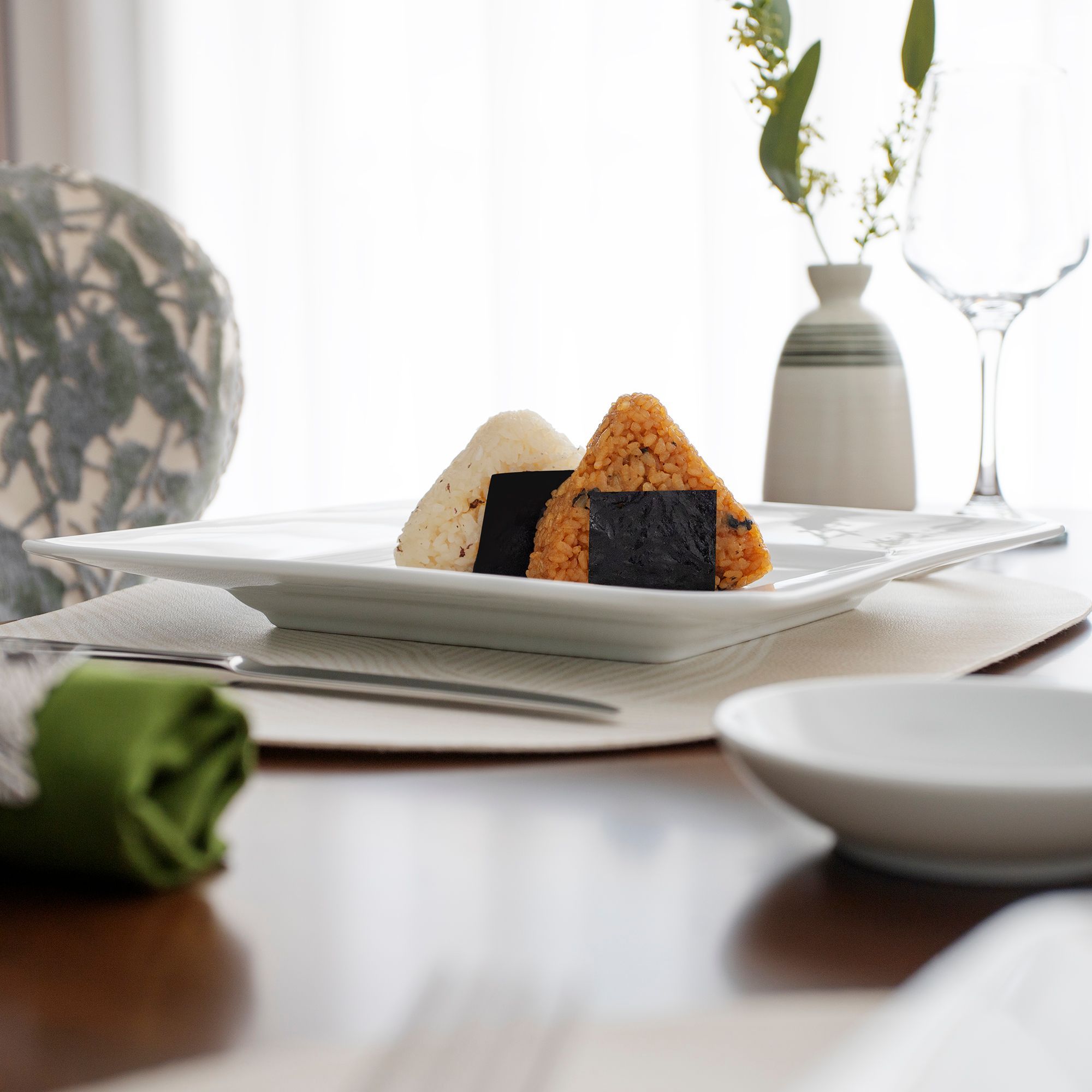 Đĩa vuông sâu lòng cỡ vừa cạnh dài 20,6cm sứ trắng | Noritake Art Stage 1609L - 91136