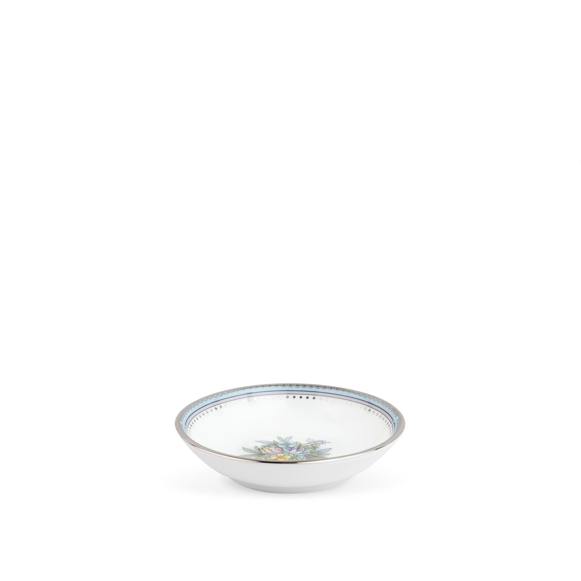 Đĩa tròn 9,7cm đựng nước chấm, gia vị sứ xương | Noritake Jardin Fleuri 4910L - 59714A