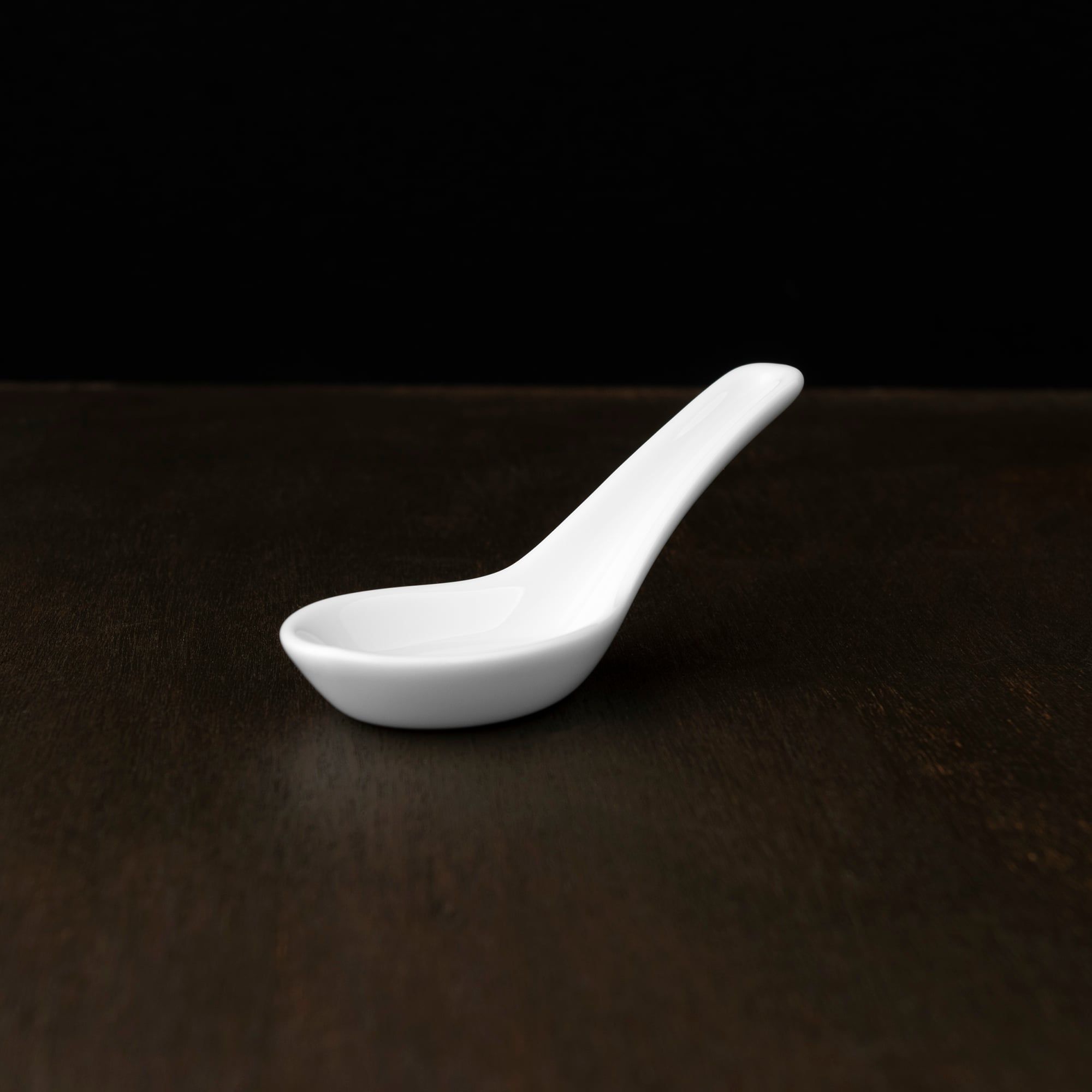 Thìa sứ (muỗng sứ) dài 12cm sứ trắng | Noritake Art Stage 4257L - 91430