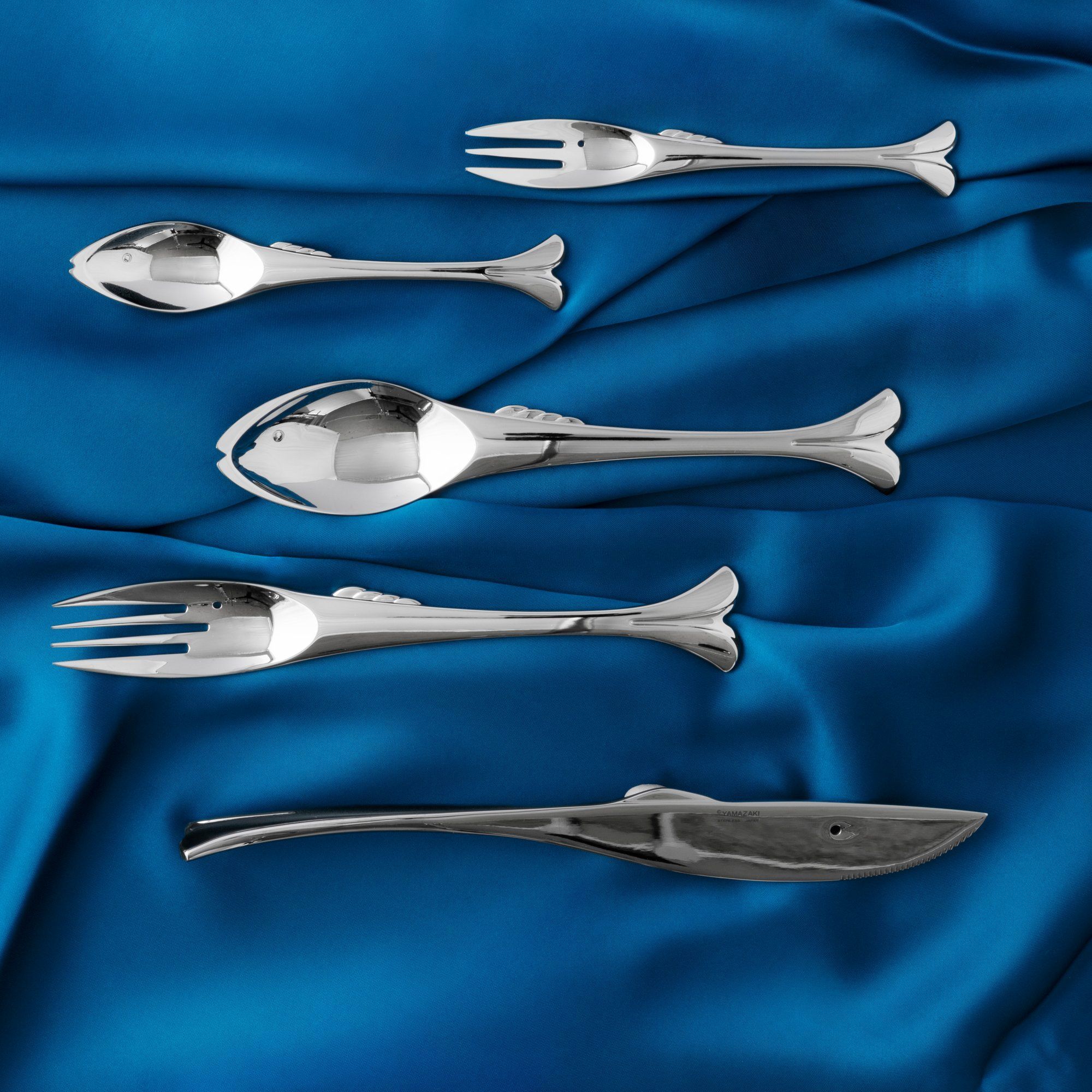 Bộ dao muỗng nĩa (dao thìa dĩa) 25 món cho 5 người | Yamaco Gone Fishin YGOS-25