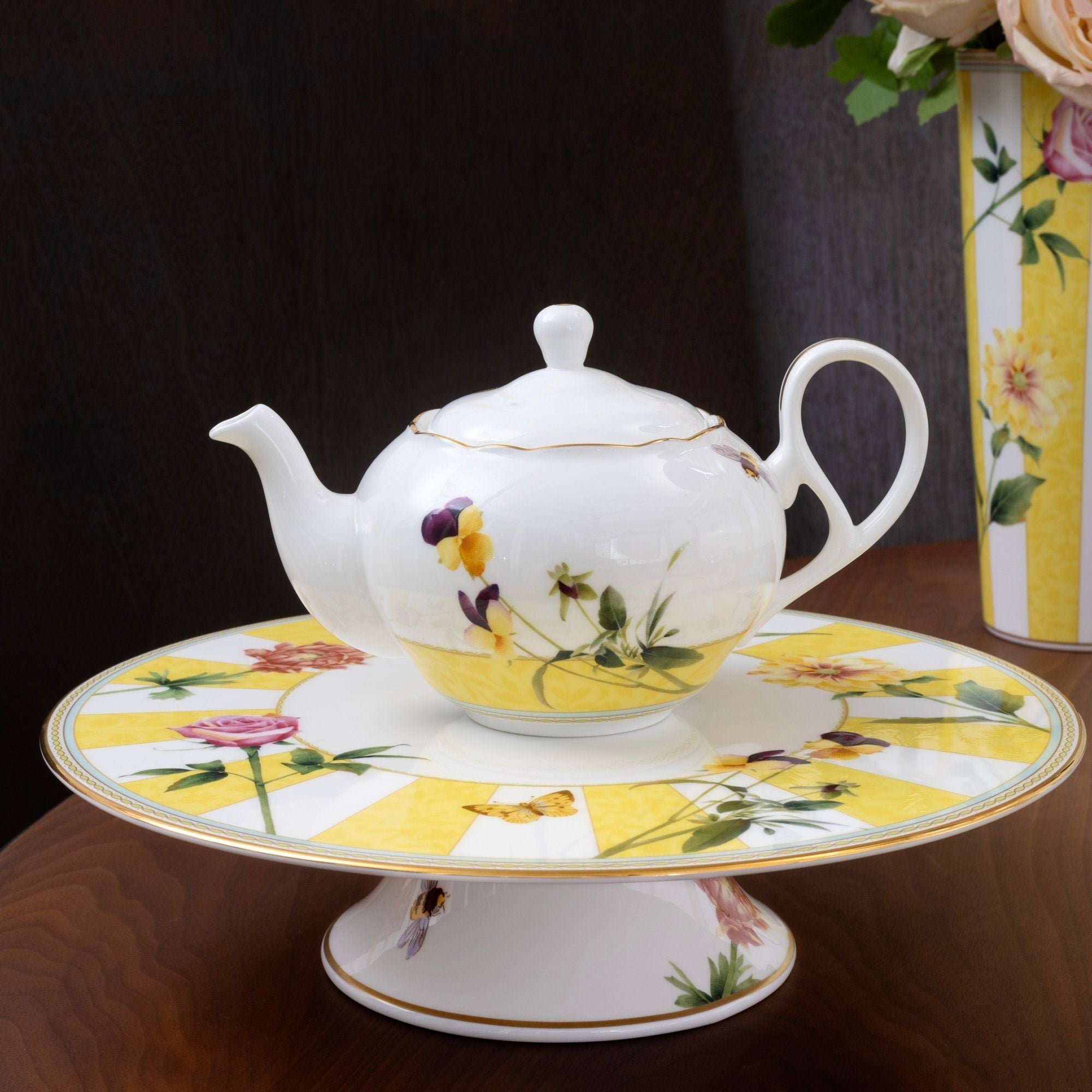 Kệ bánh sứ xương | Noritake Harvest Dream 4989L - 97257