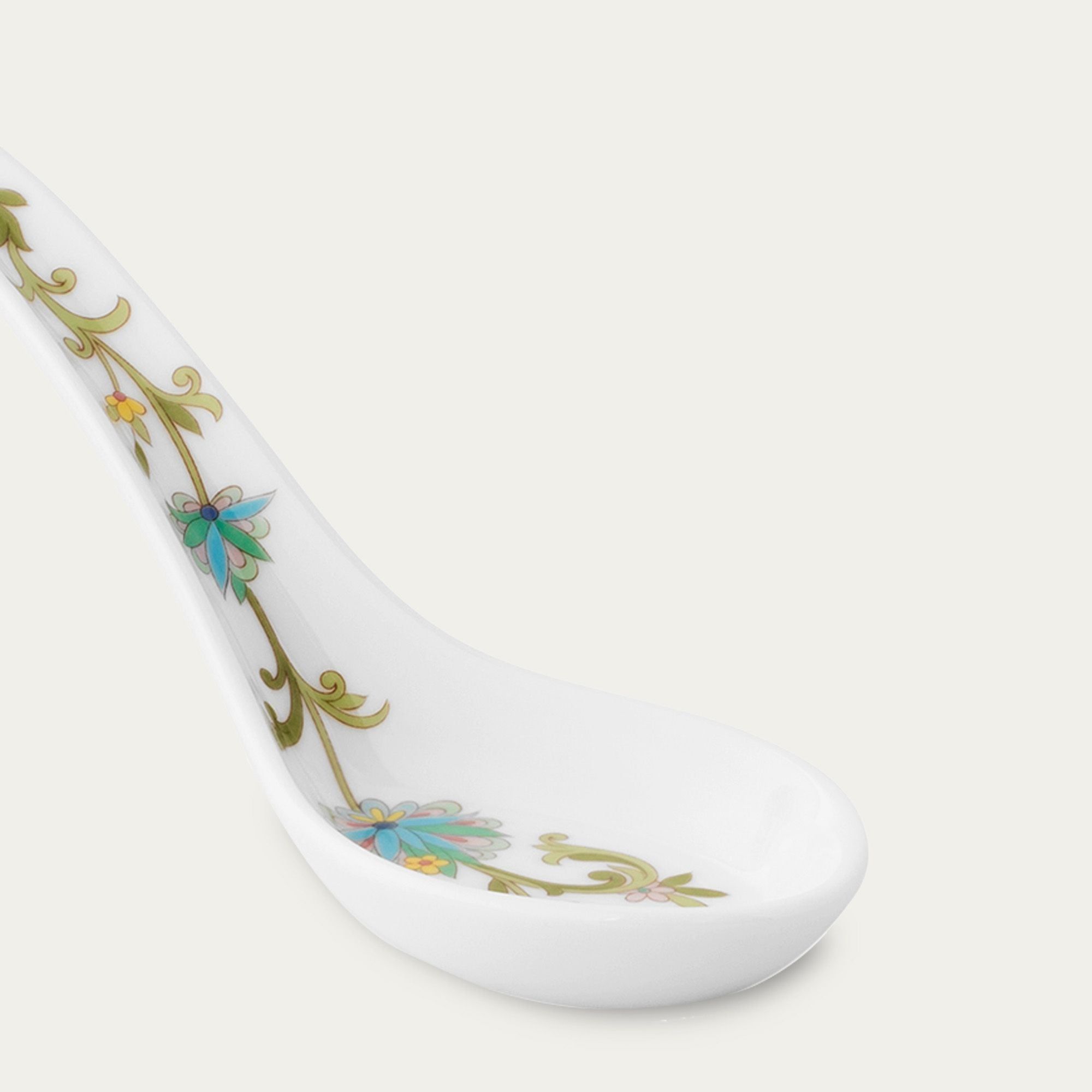 Thìa sứ (muỗng sứ) dài 13,3cm sứ xương Nhật Bản | Noritake Yoshino 9983J - 50130