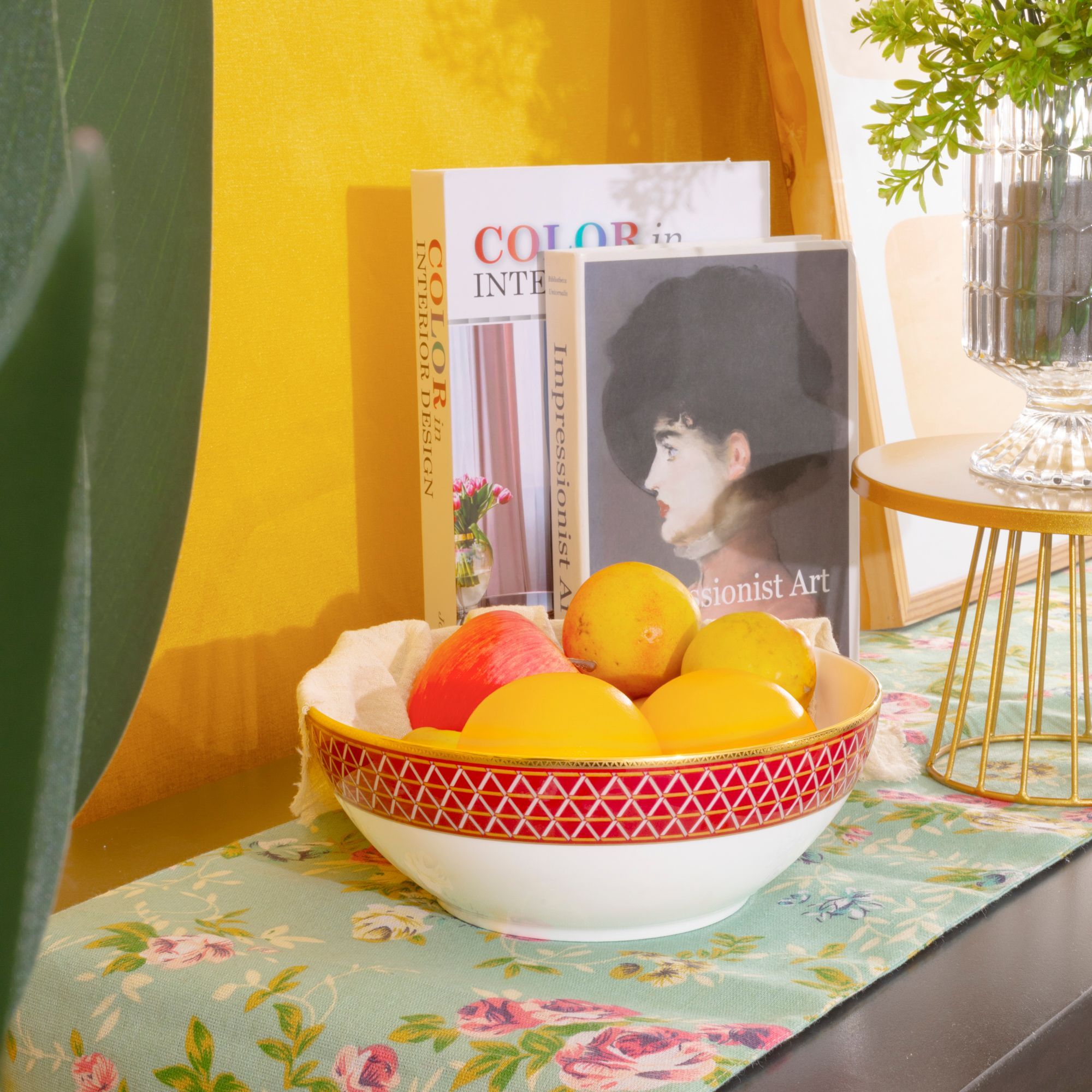 Bộ bát đĩa ăn châu Á đầy đủ 38 món (cho 6 người) sứ xương | Noritake Crochet 4966L - D038AD