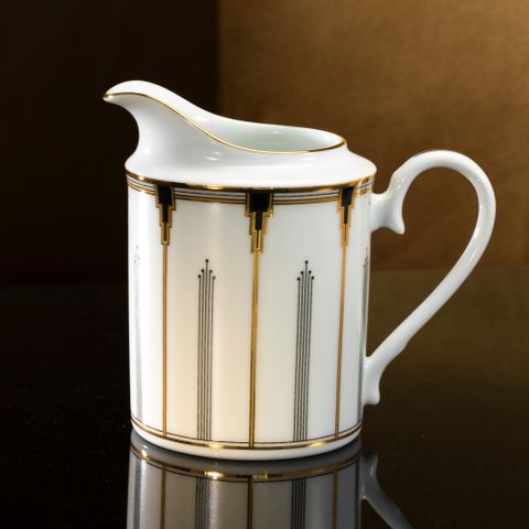  Bộ ấm chén uống trà (ấm 1.500ml, chén 240ml) 15 món sứ trắng | Noritake Empire Gold 1786L - T017A 