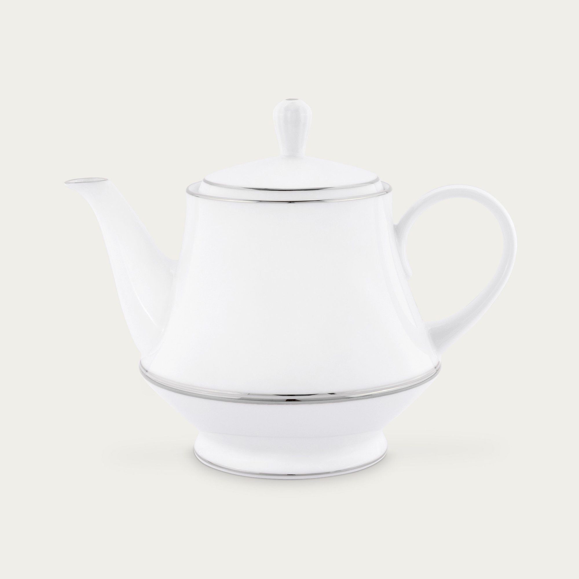 Ấm trà (bình trà) dung tích 1.200ml sứ trắng | Noritake Galaxy L554L - 91123