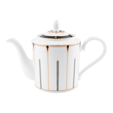  Ấm trà (bình trà) dung tích 1.500ml sứ trắng | Noritake Empire Gold 1786L - 91023 