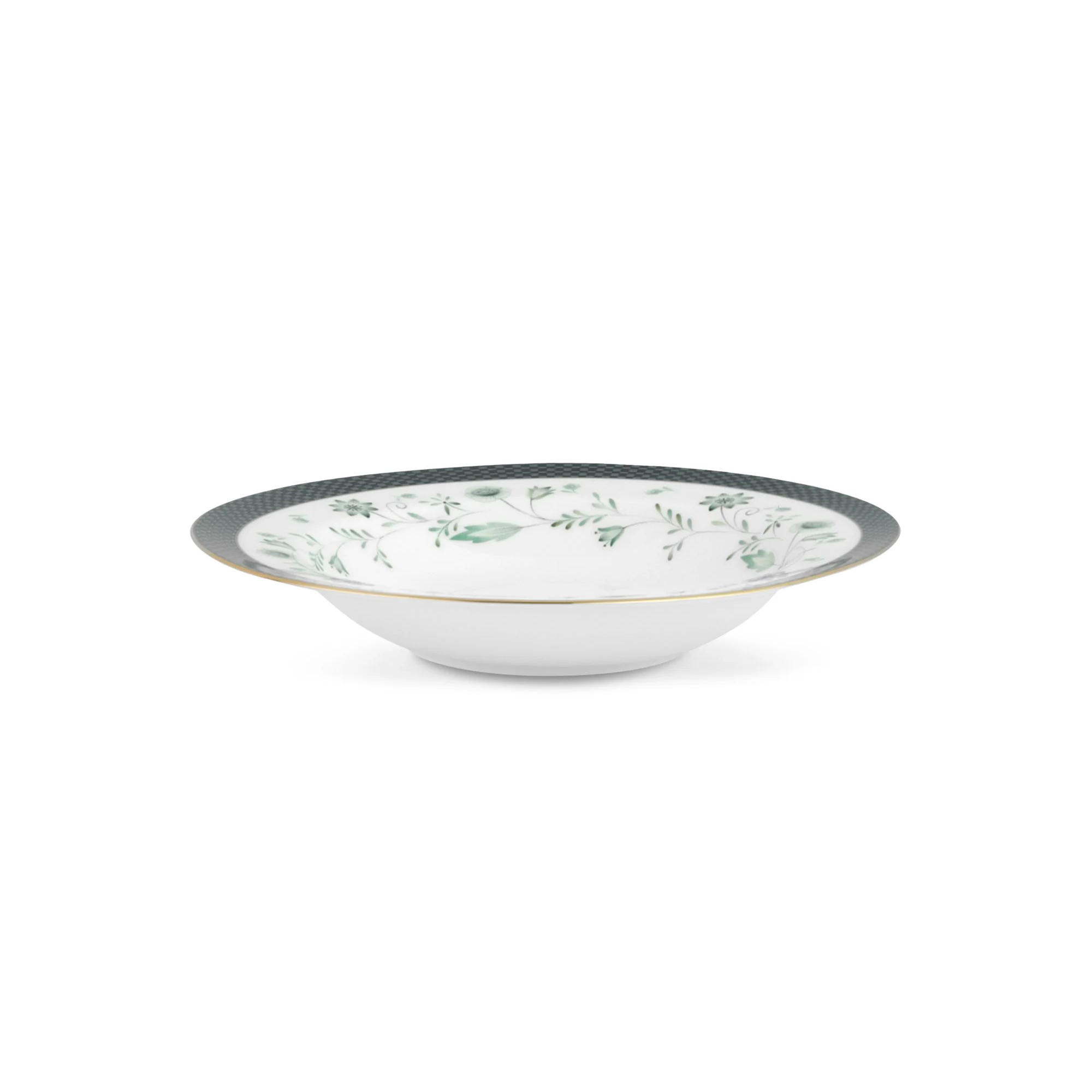 Đĩa sâu lòng 21,4cm dung tích 300ml sứ xương | Noritake Forever Fields 4950L - 97207