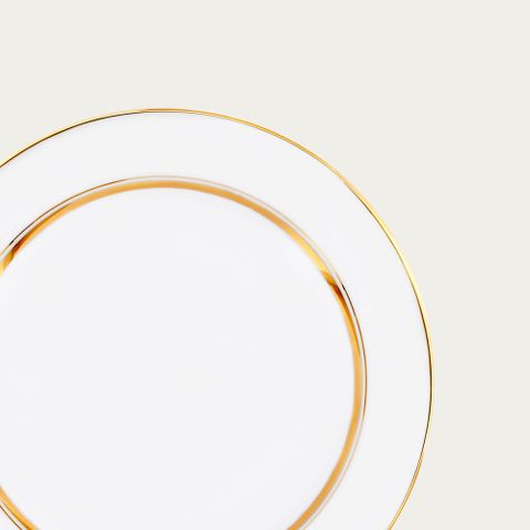  Đĩa tròn cỡ nhỏ đường kính 16,2cm lót bát (chén) cơm sứ trắng | Noritake Gloria L553L - 91312 