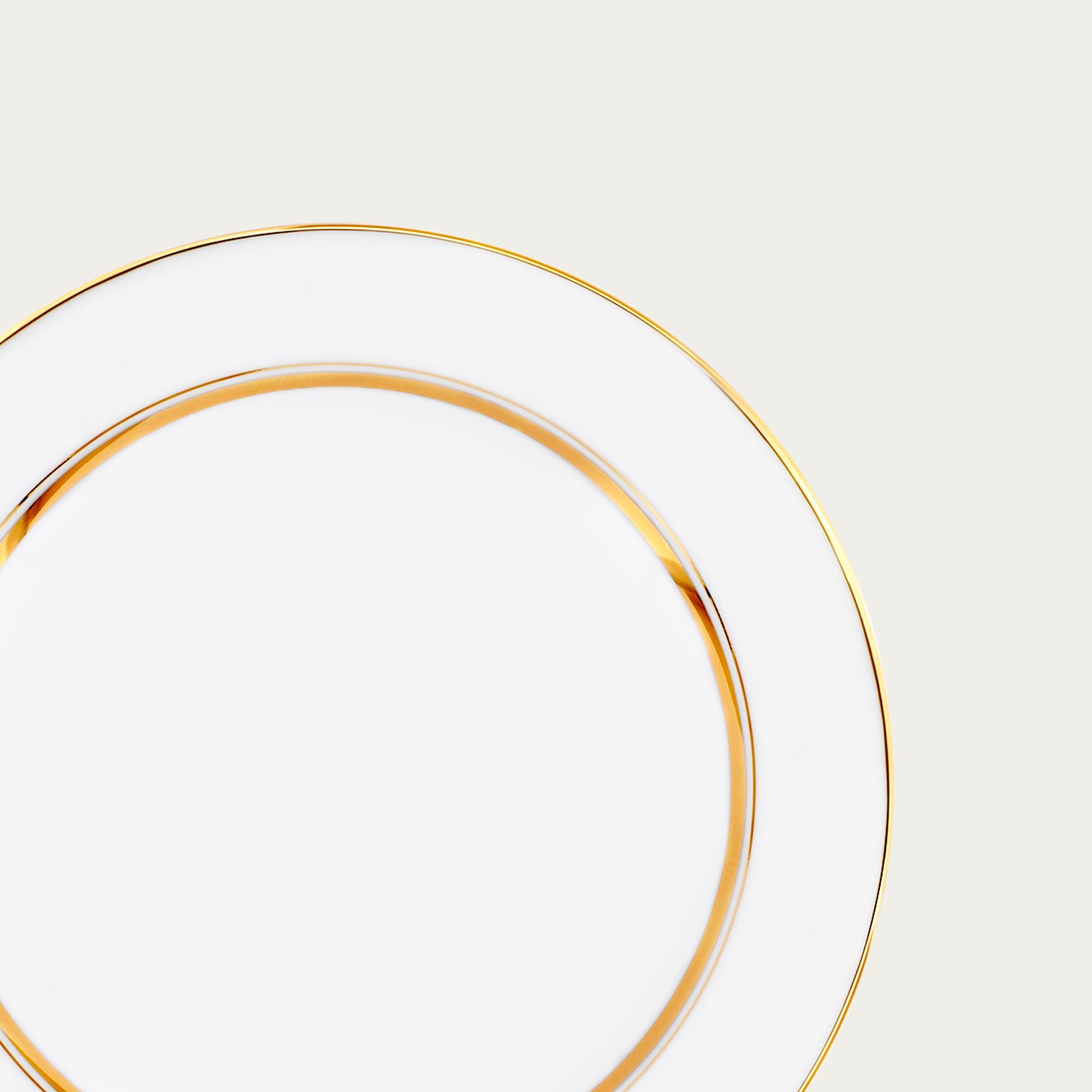 Đĩa tròn cỡ nhỏ đường kính 16,2cm lót bát (chén) cơm sứ trắng | Noritake Gloria L553L - 91312