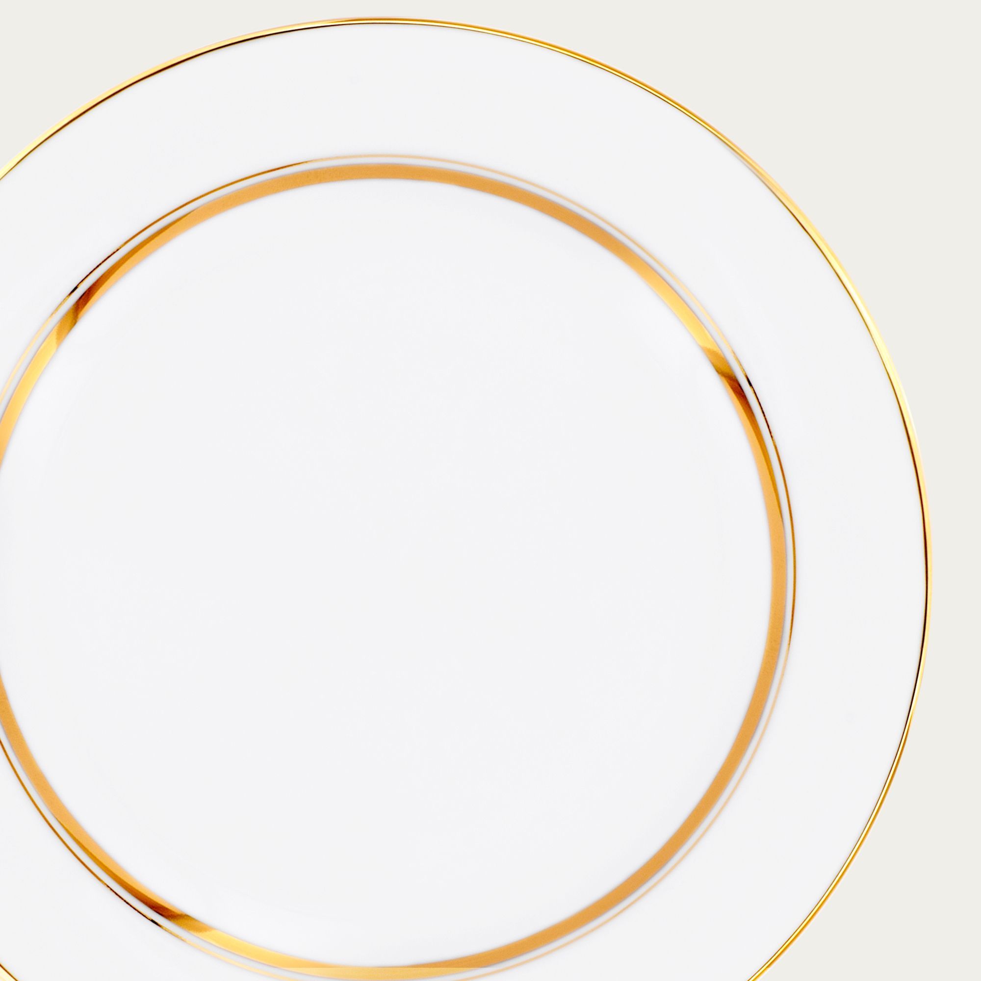 Đĩa tròn cỡ vừa (loại đặc biệt) đường kính 23,1cm sứ trắng | Noritake Gloria L553L - 91316