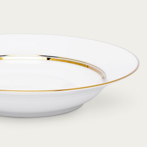  Đĩa sâu lòng 22,6cm dung tích 300ml sứ trắng | Noritake Gloria L553L - 91398 