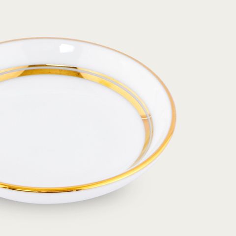  Đĩa tròn 9,8cm đựng nước chấm, gia vị sứ trắng | Noritake Gloria L553L - 91419 