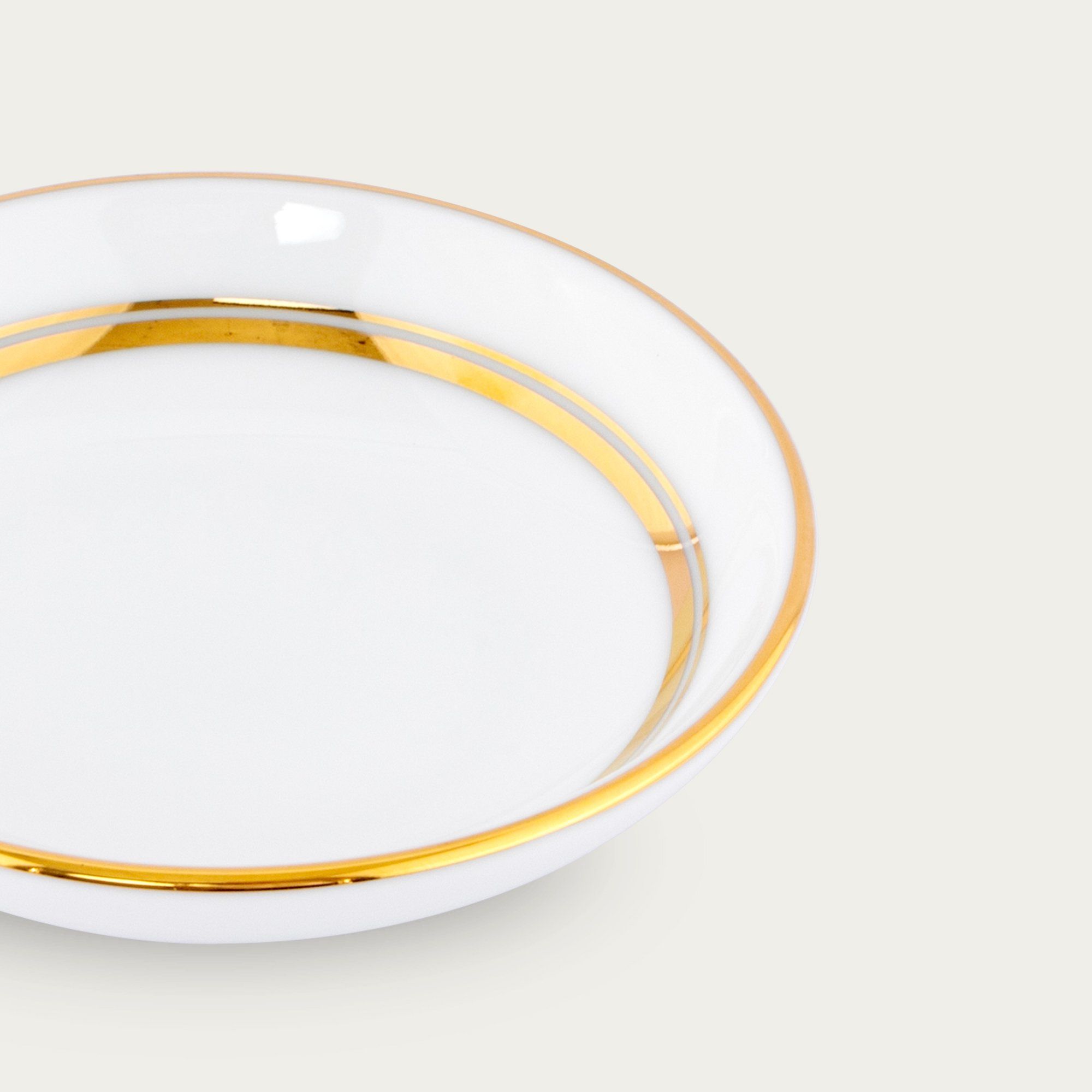 Đĩa tròn 9,8cm đựng nước chấm, gia vị sứ trắng | Noritake Gloria L553L - 91419