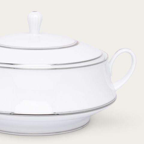  Âu cơm (thố cơm) có nắp dung tích 1.800ml sứ trắng | Noritake Galaxy L554L - 91129 