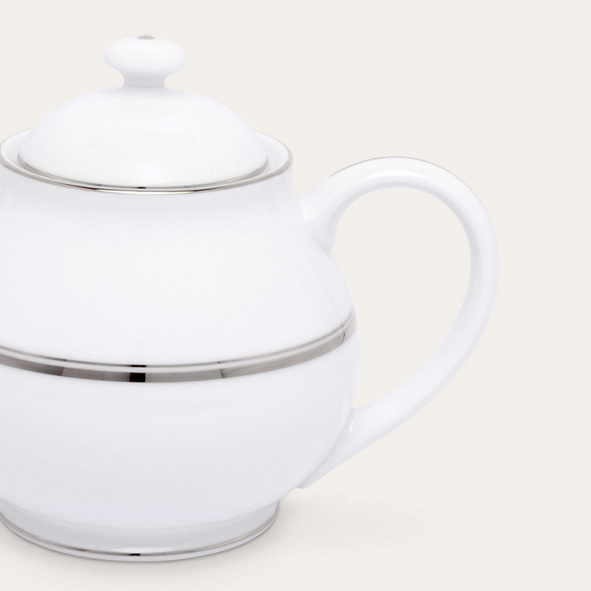 Ấm trà (bình trà) nhỏ dung tích 780ml sứ trắng | Noritake Galaxy L554L - 91160
