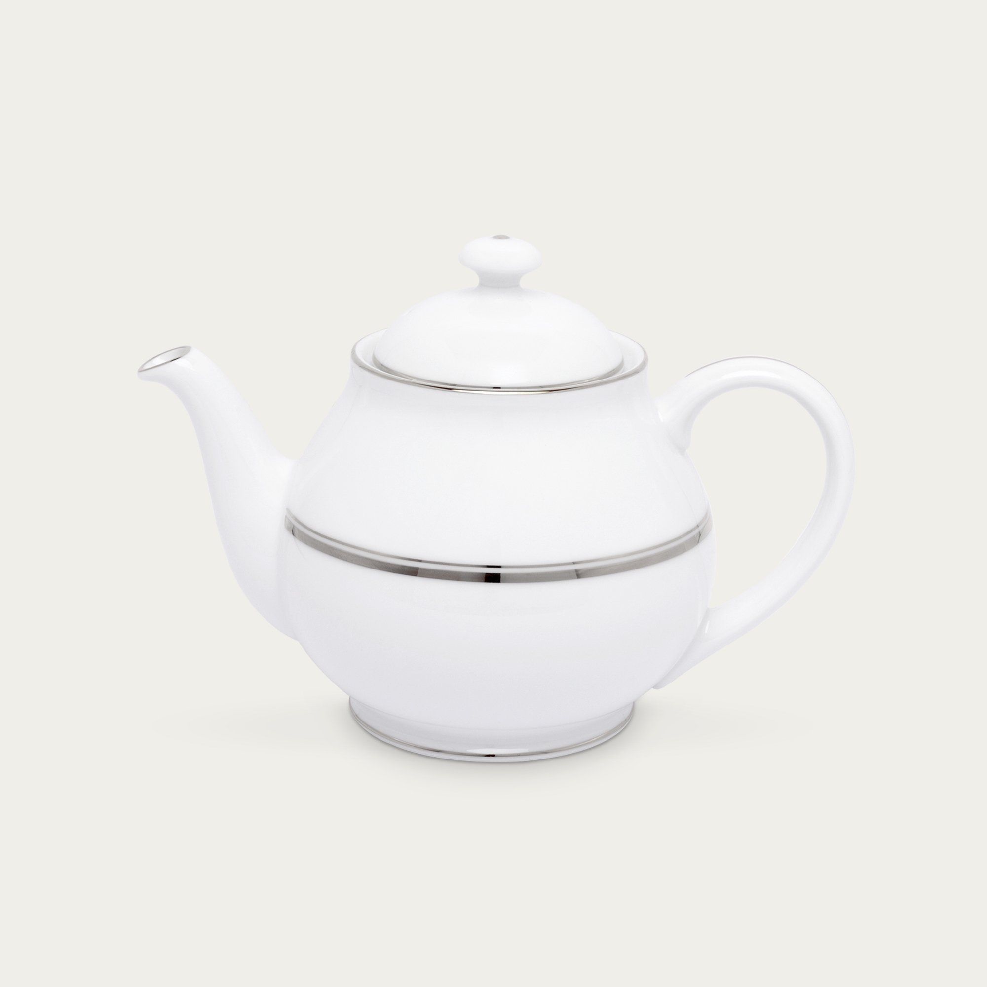 Ấm trà (bình trà) nhỏ dung tích 780ml sứ trắng | Noritake Galaxy L554L - 91160