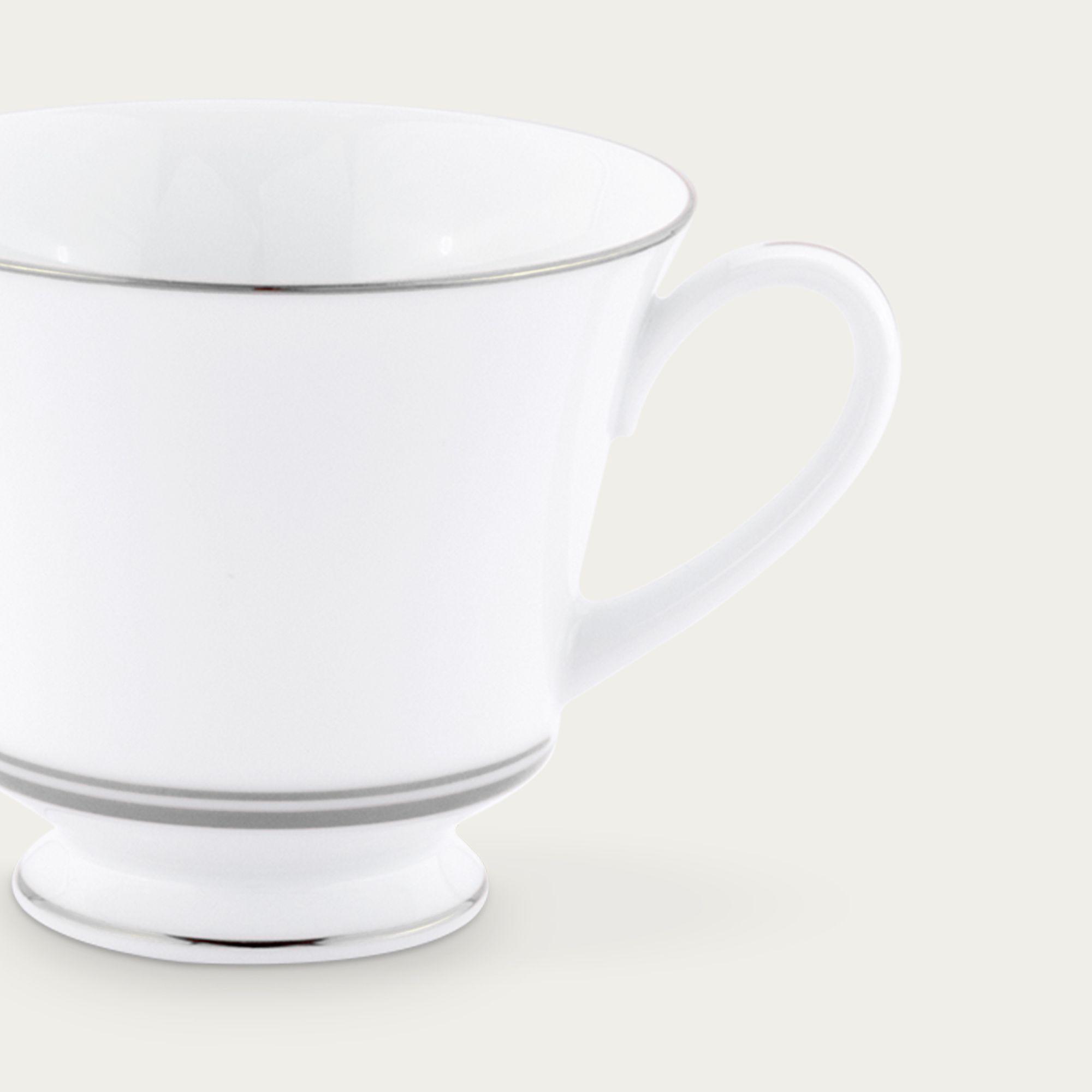 Chén trà (tách trà) dung tích 230ml sứ trắng | Noritake Galaxy L554L - 91189C