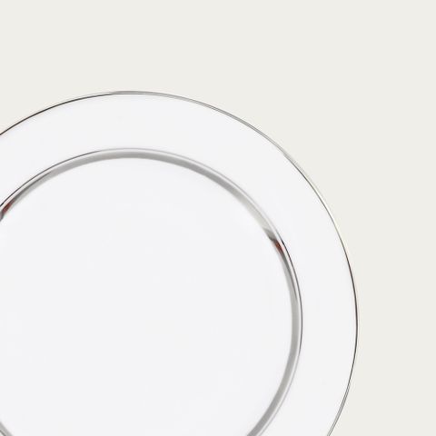  Đĩa tròn cỡ nhỏ đường kính 16,2cm lót bát (chén) cơm sứ trắng | Noritake Galaxy L554L - 91312 