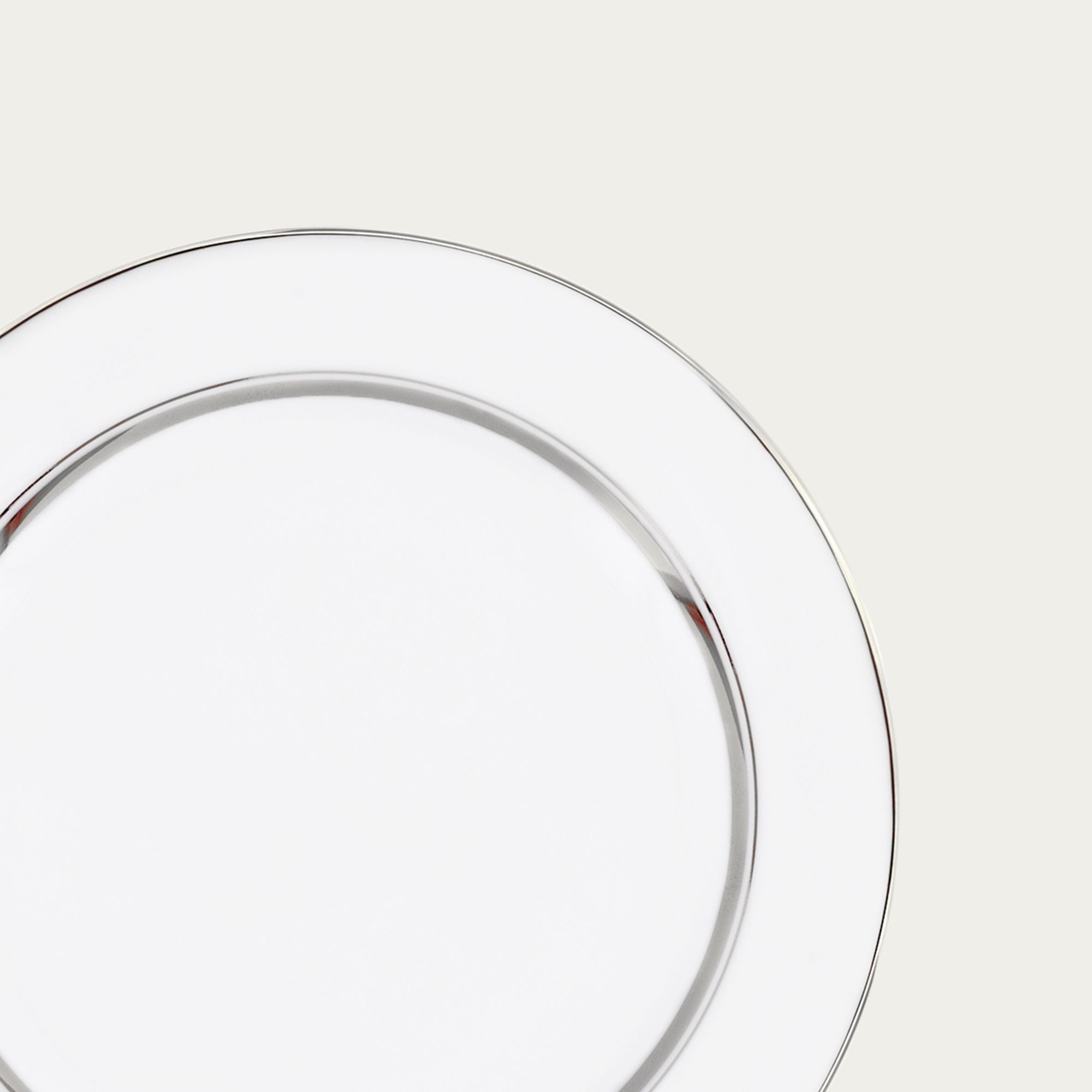 Đĩa tròn cỡ nhỏ đường kính 16,2cm lót bát (chén) cơm sứ trắng | Noritake Galaxy L554L - 91312