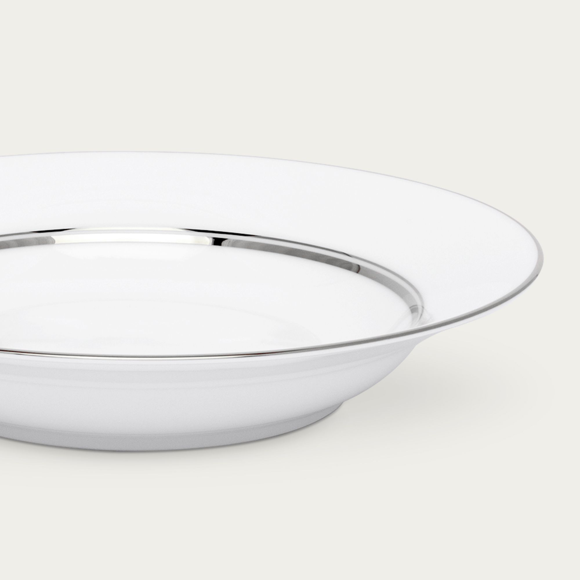 Đĩa sâu lòng 22,6cm dung tích 300ml sứ trắng | Noritake Galaxy L554L - 91398