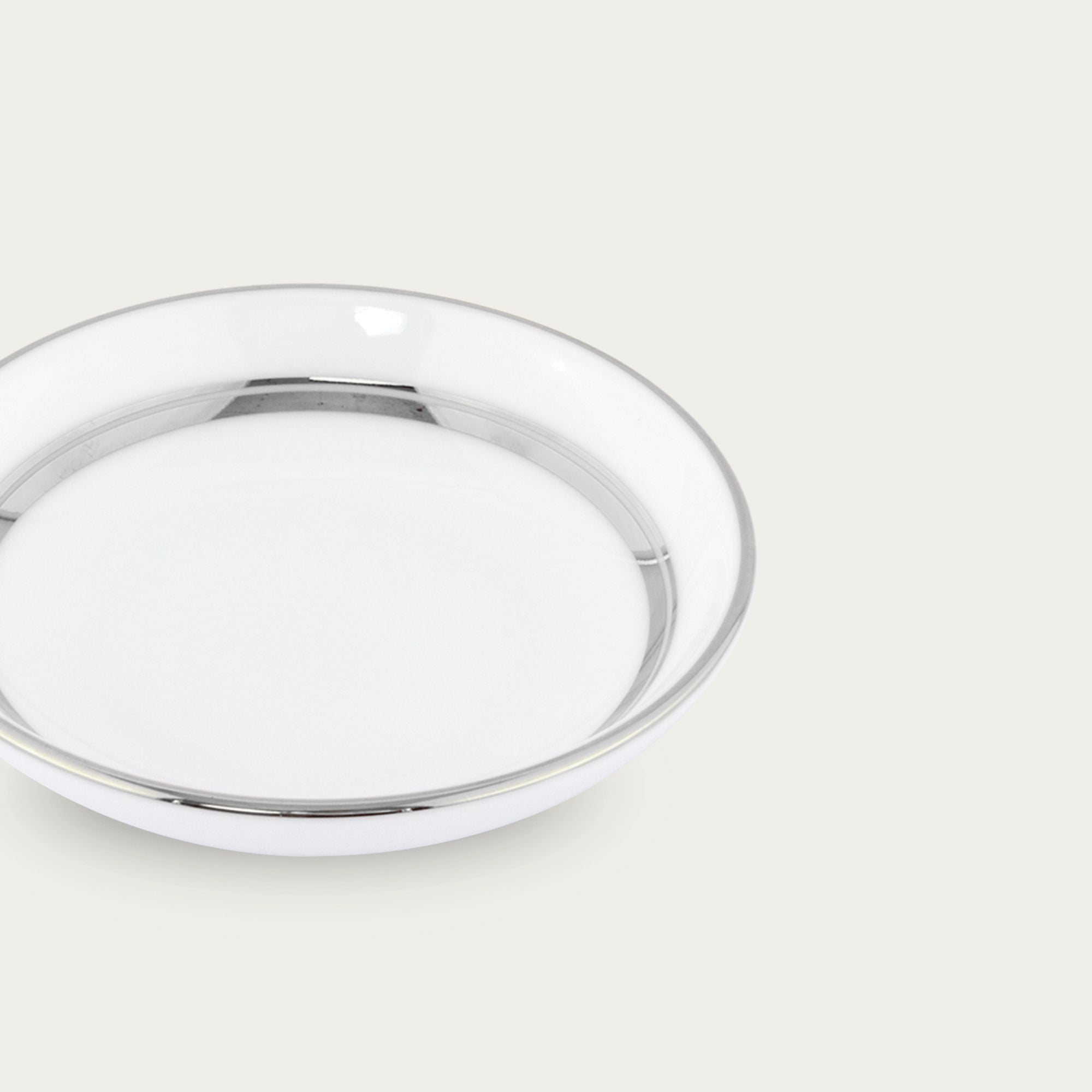 Đĩa tròn 9,8cm đựng nước chấm, gia vị sứ trắng | Noritake Galaxy L554L - 91419