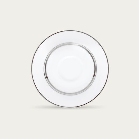  Đĩa lót chén (tách) trà nhỏ 100ml, đường kính 12,7cm sứ trắng | Noritake Galaxy L554L - 91992S 