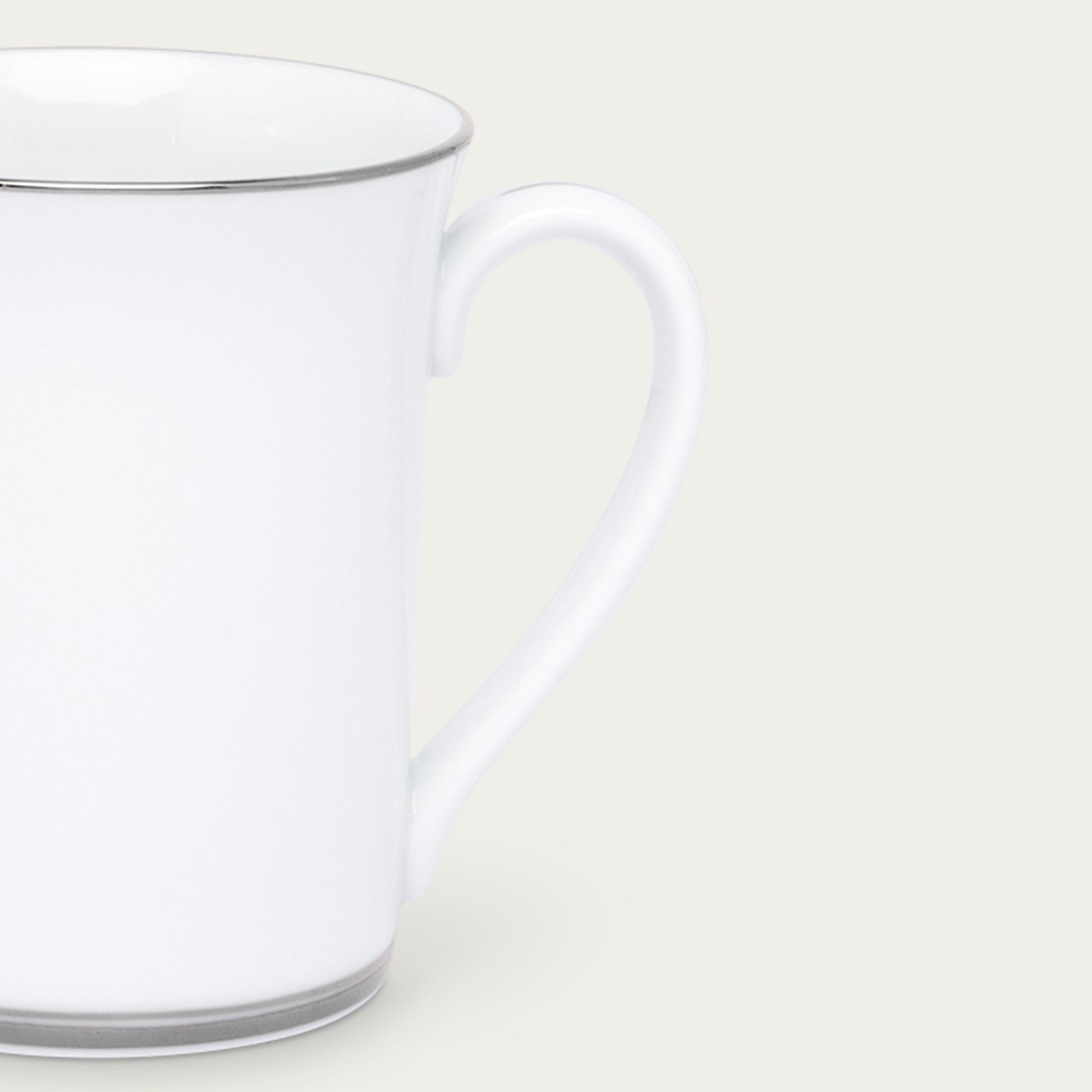 Cốc (ly) uống nước, cà phê dung tích 310ml sứ trắng | Noritake Galaxy L554L - T91332K