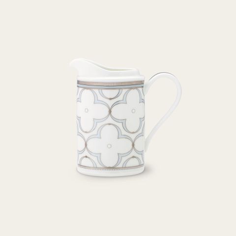  Bình (hũ) đựng sữa loại quai tròn dung tích 315ml sứ xương | Noritake Trefolio Platinum 4957L - 93662 