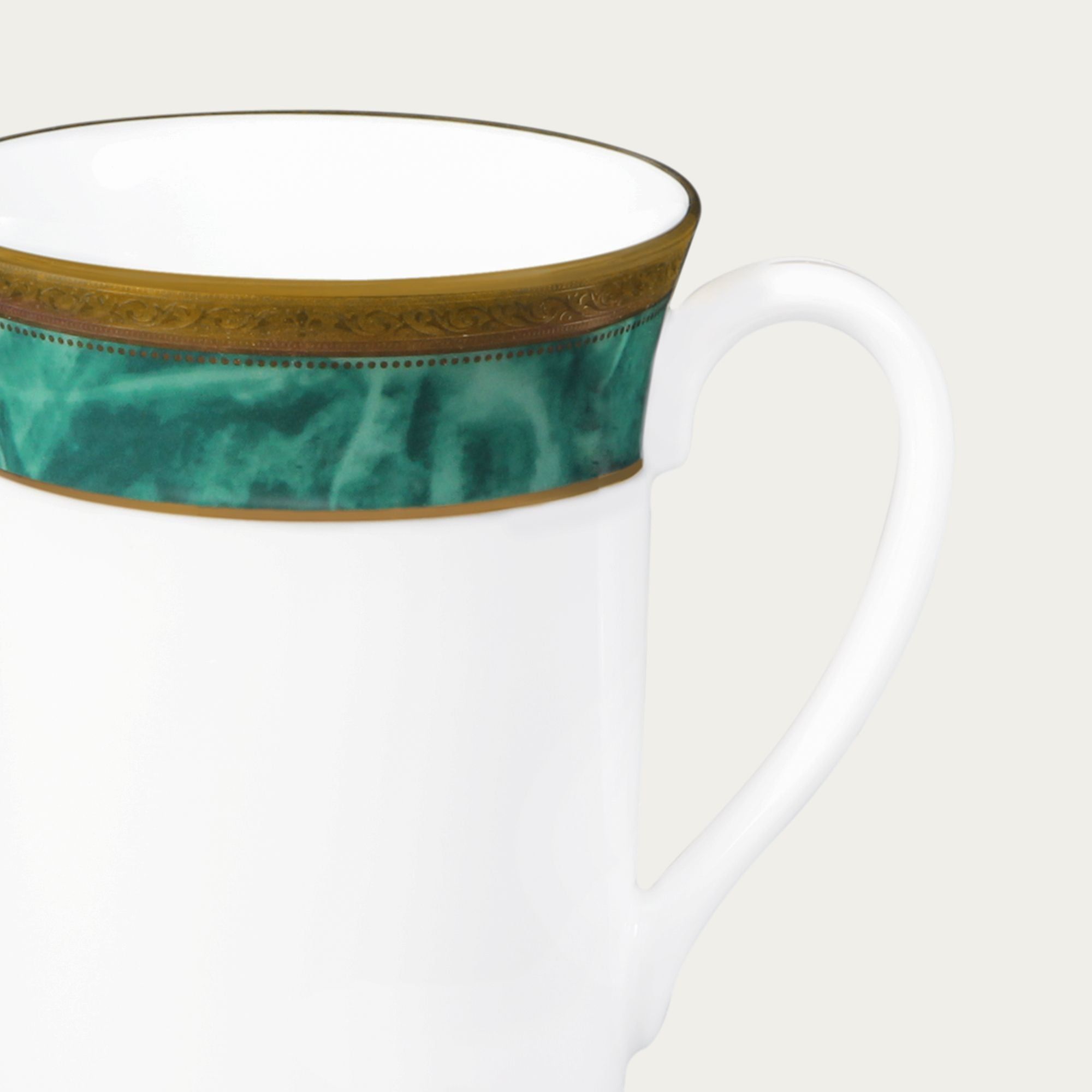 Cốc (ly) uống nước, cà phê dung tích 310ml sứ trắng | Noritake Majestic Collection M-164L - T91332K